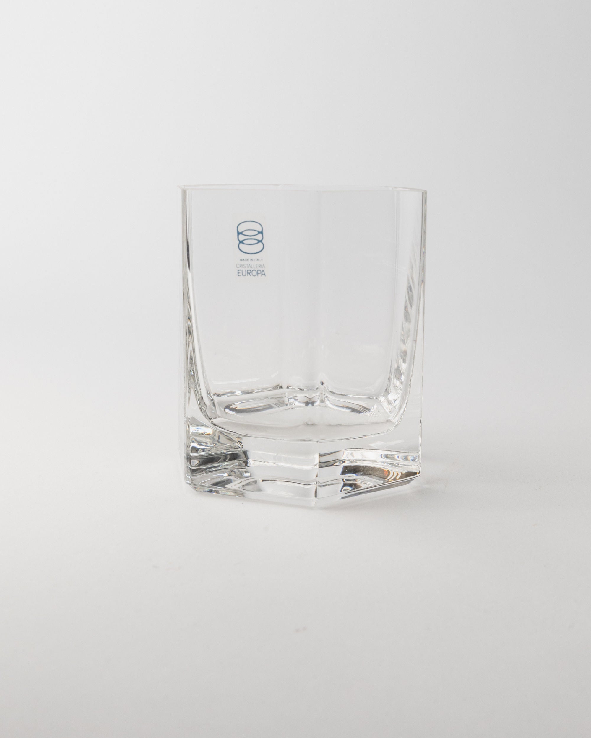 12 Drinking Glasses by Europa Cristalleria, 1980s