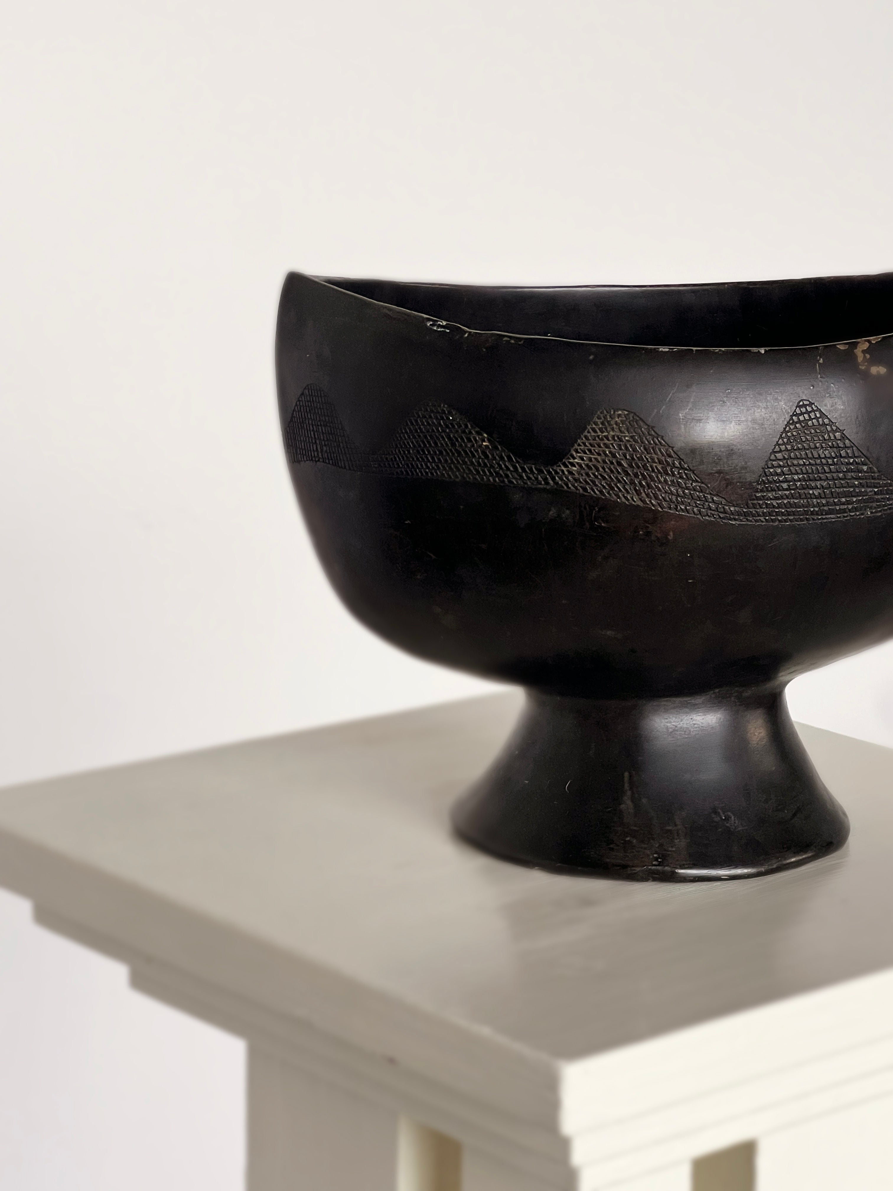 Ebony Carved Dish