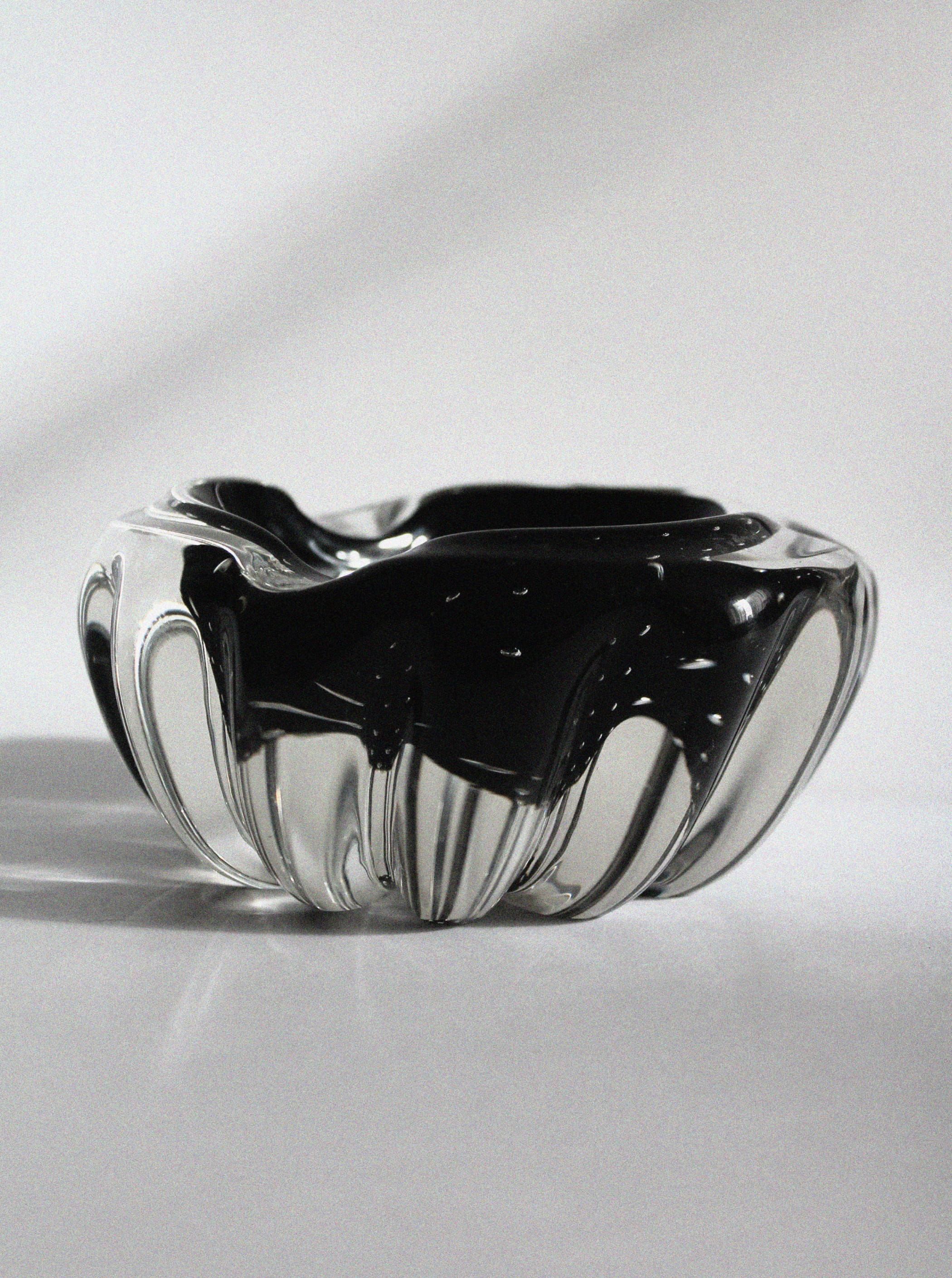 Walter Johansson 60s Crystal Glass Ashtray
