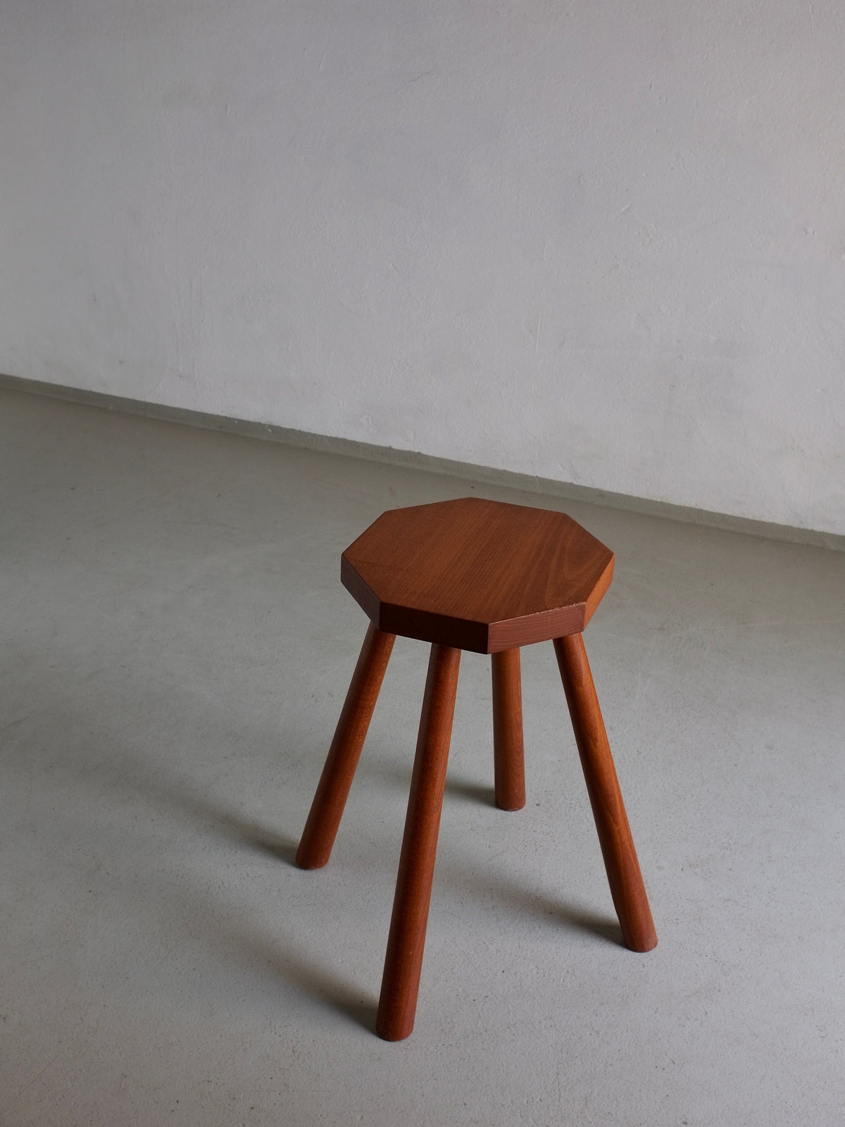 Octagonal Stool Solid Wood Octagonal Stool by Veter Vintage | The Oblist