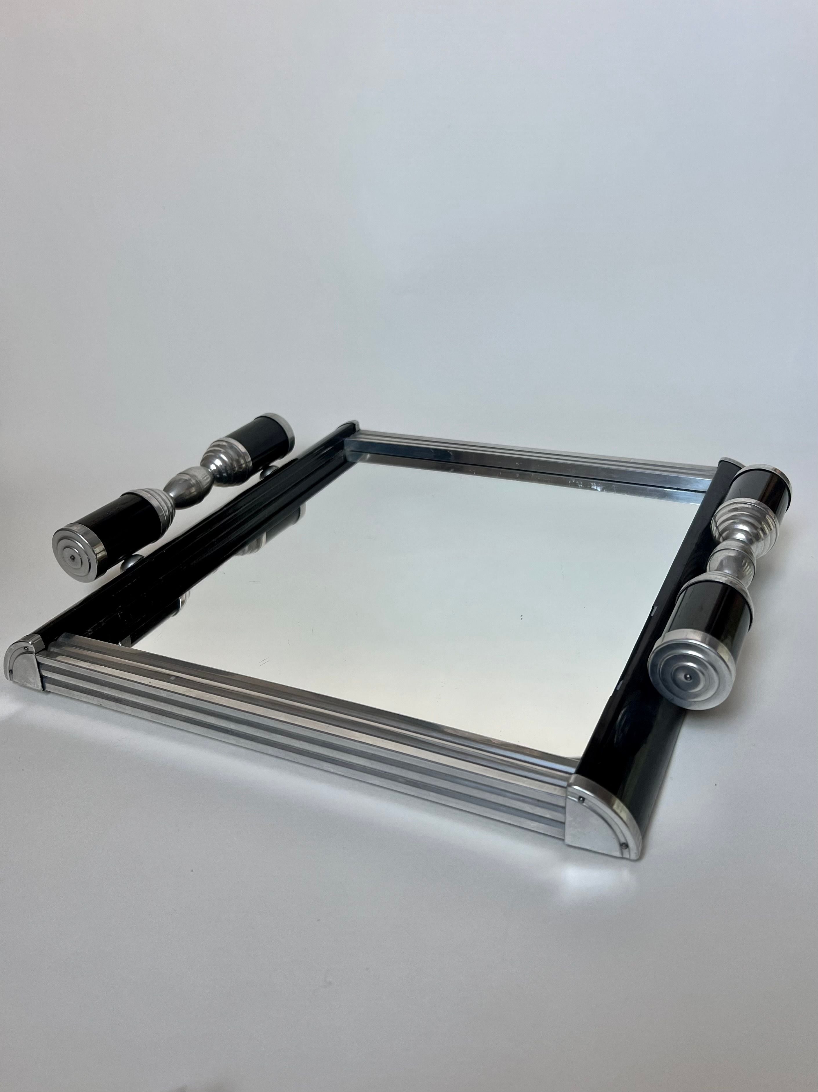 Art Deco Mirrored Serving Tray