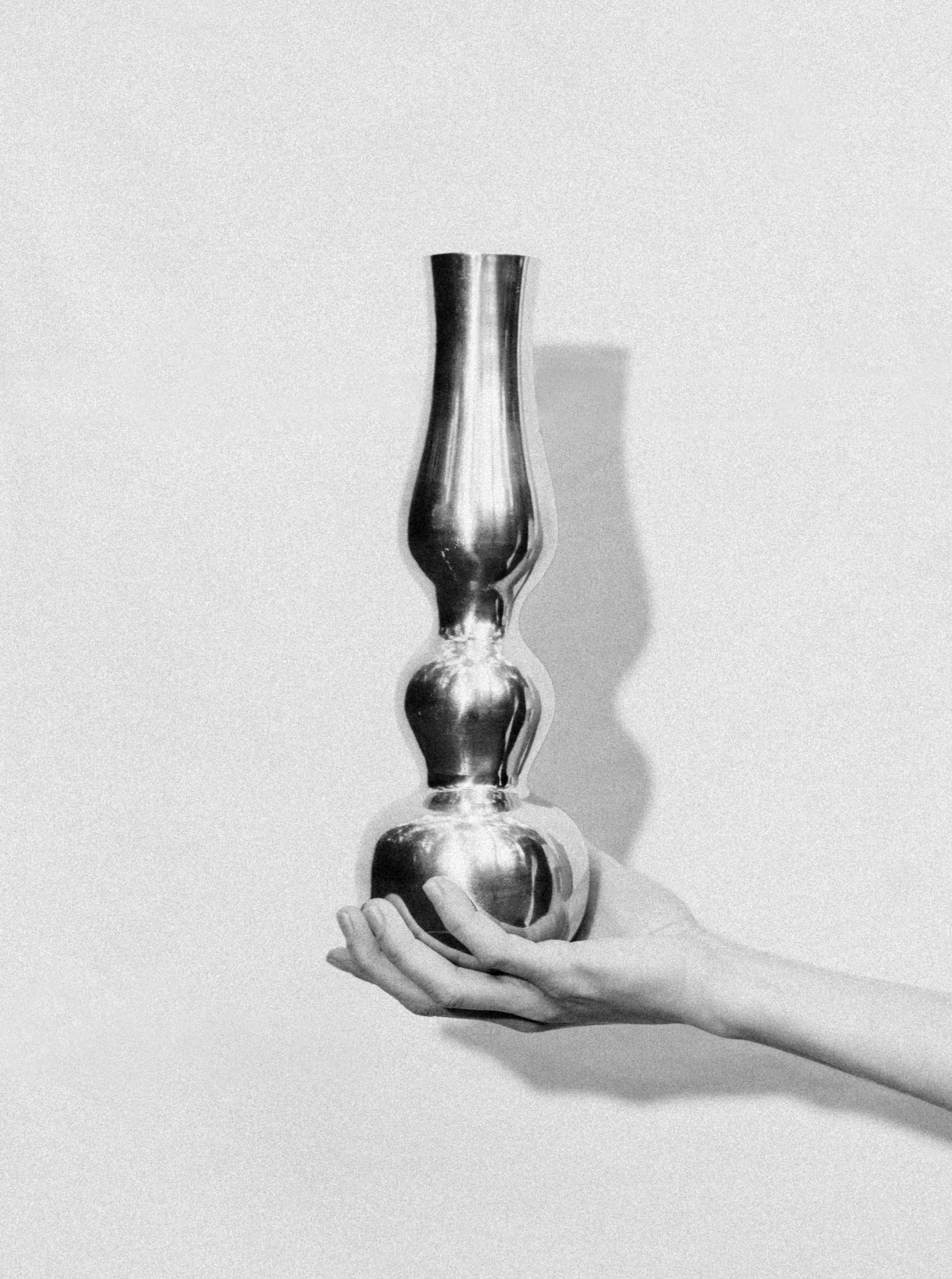 Aluminum Figure Vase