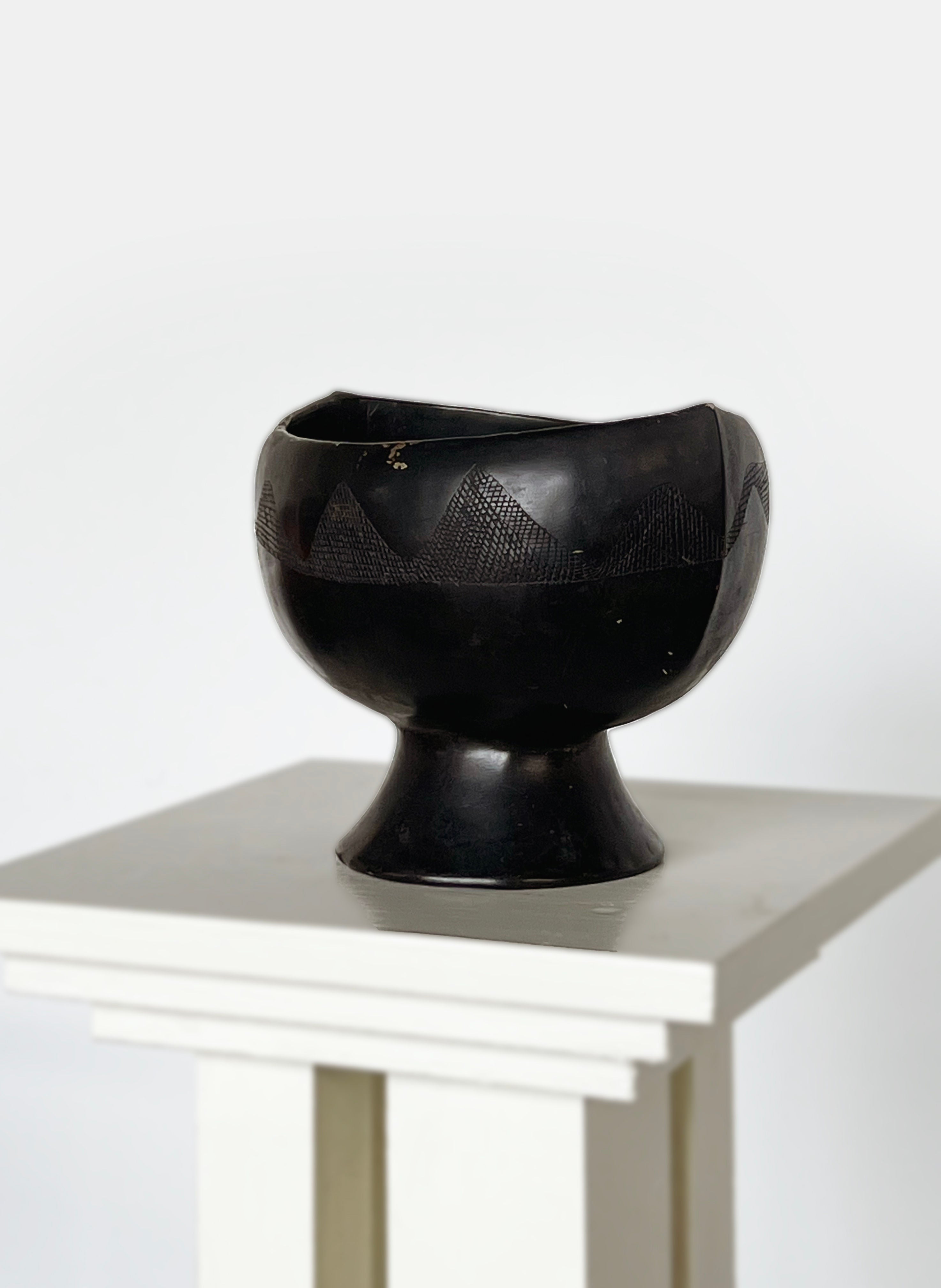 Ebony Carved Dish
