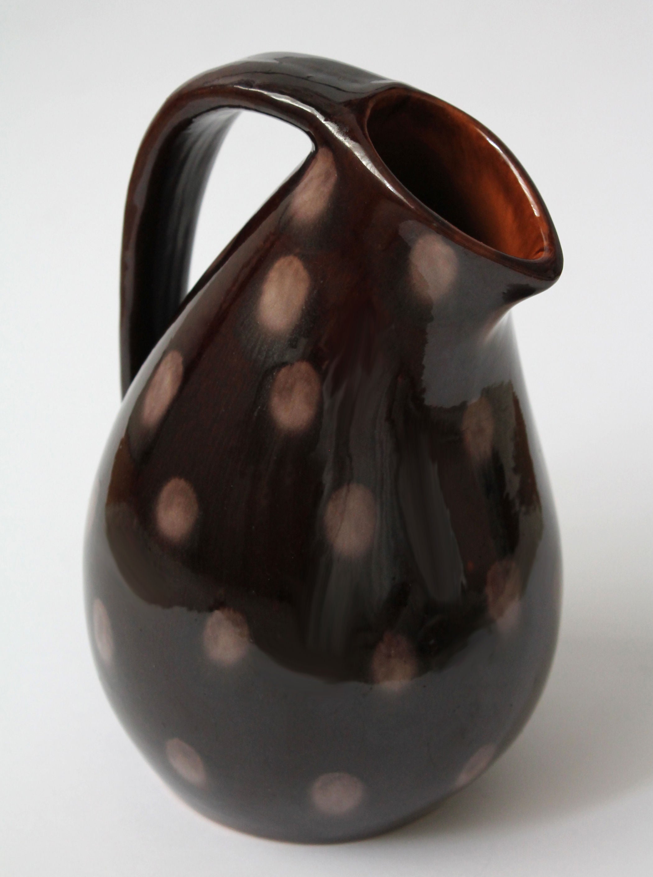 Vintage Ceramic Dotted Large Jug
