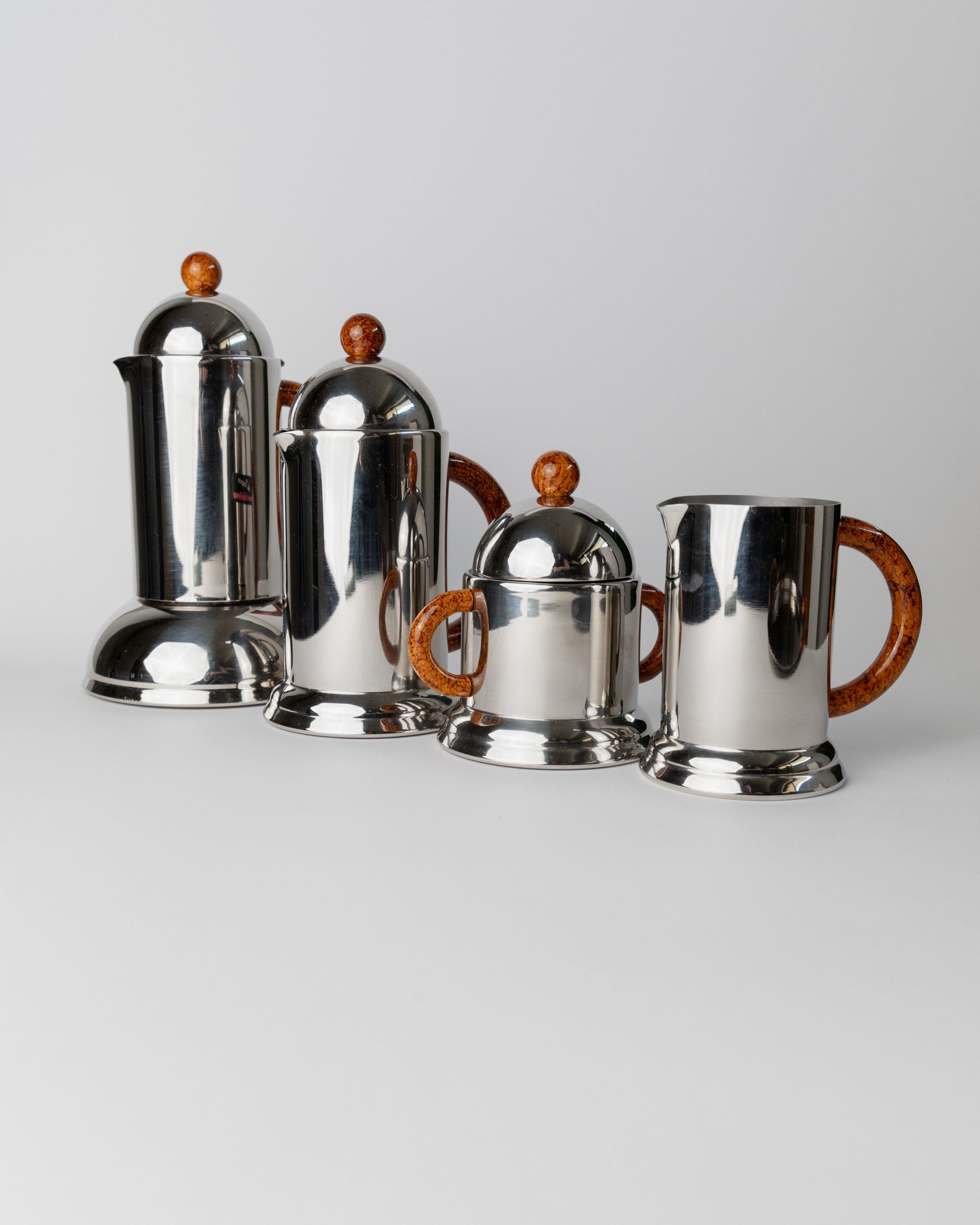 Coffee Set by INOXPRAN, Italy 1980s