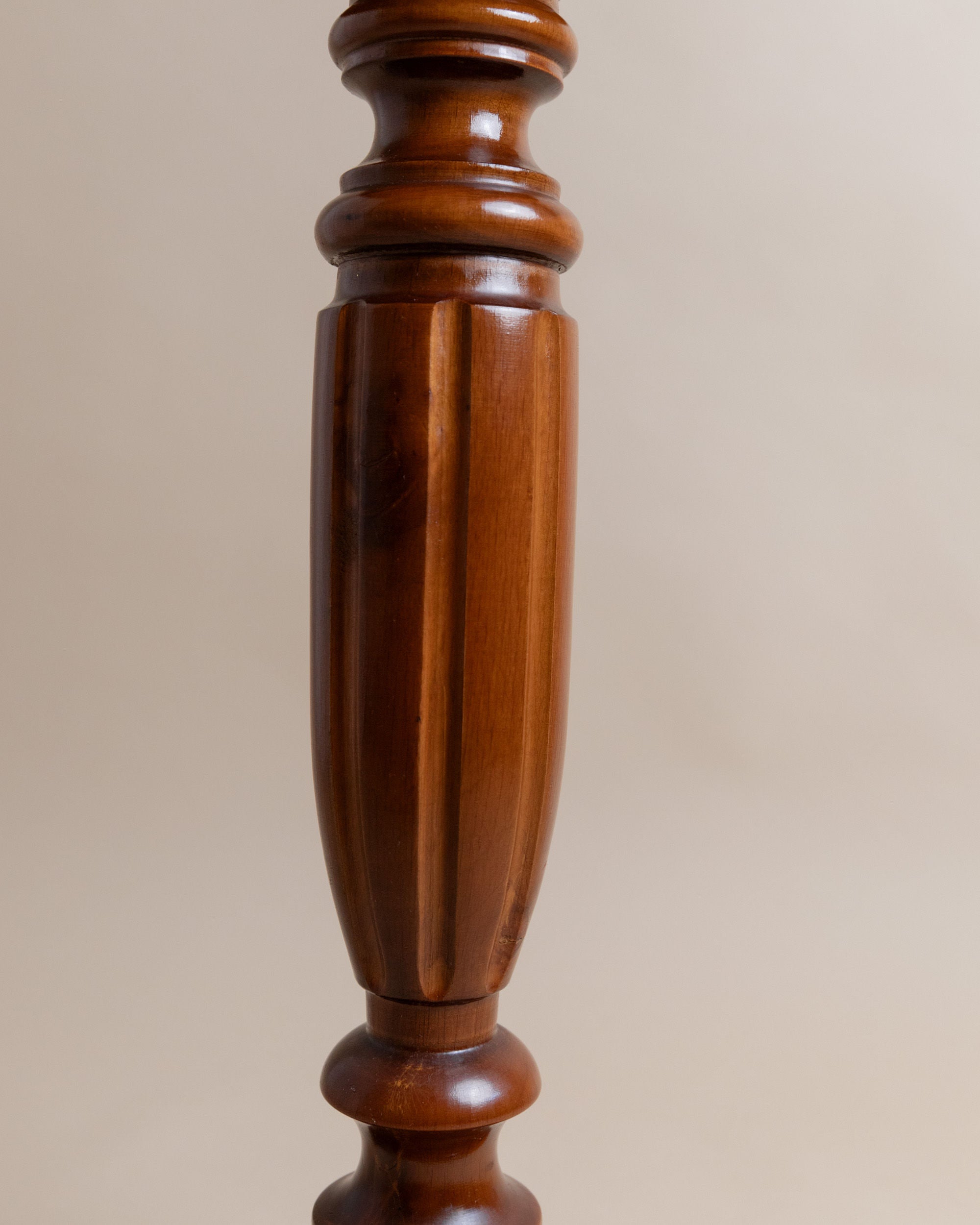 Wooden Stand, Column, Italy 1960s,