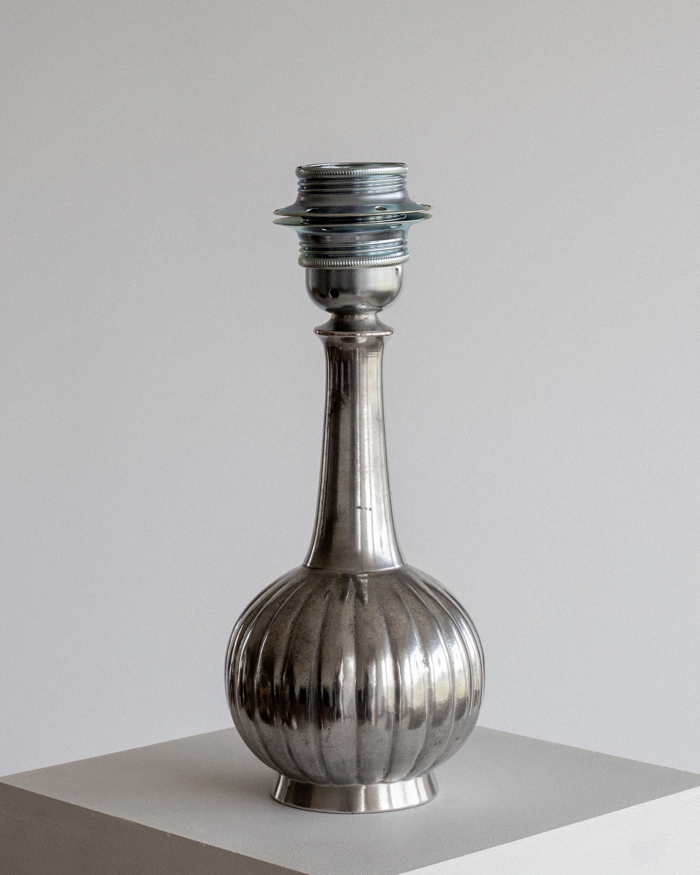 Art Deco Pewter Table Lamp by Just Andersen
