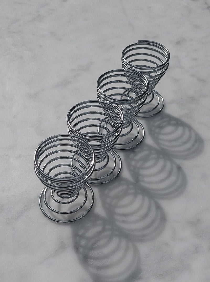 Elegant and stylish egg cups for a modern kitchen