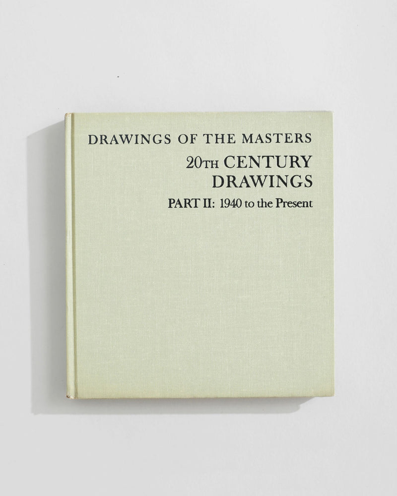 Drawings of the Masters 20th Century art book with pale green cover