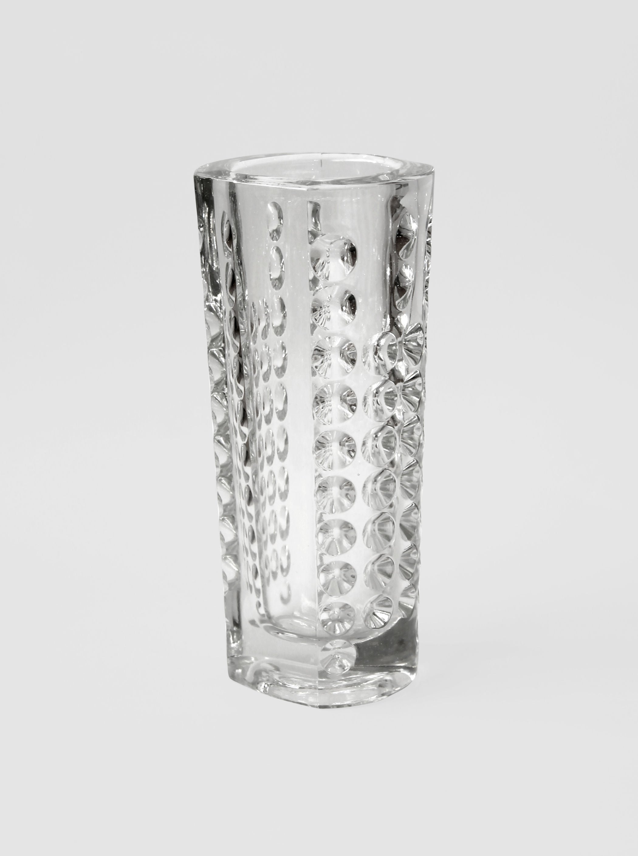 Crystal Glass Vase by Rudolf Jurnikl
