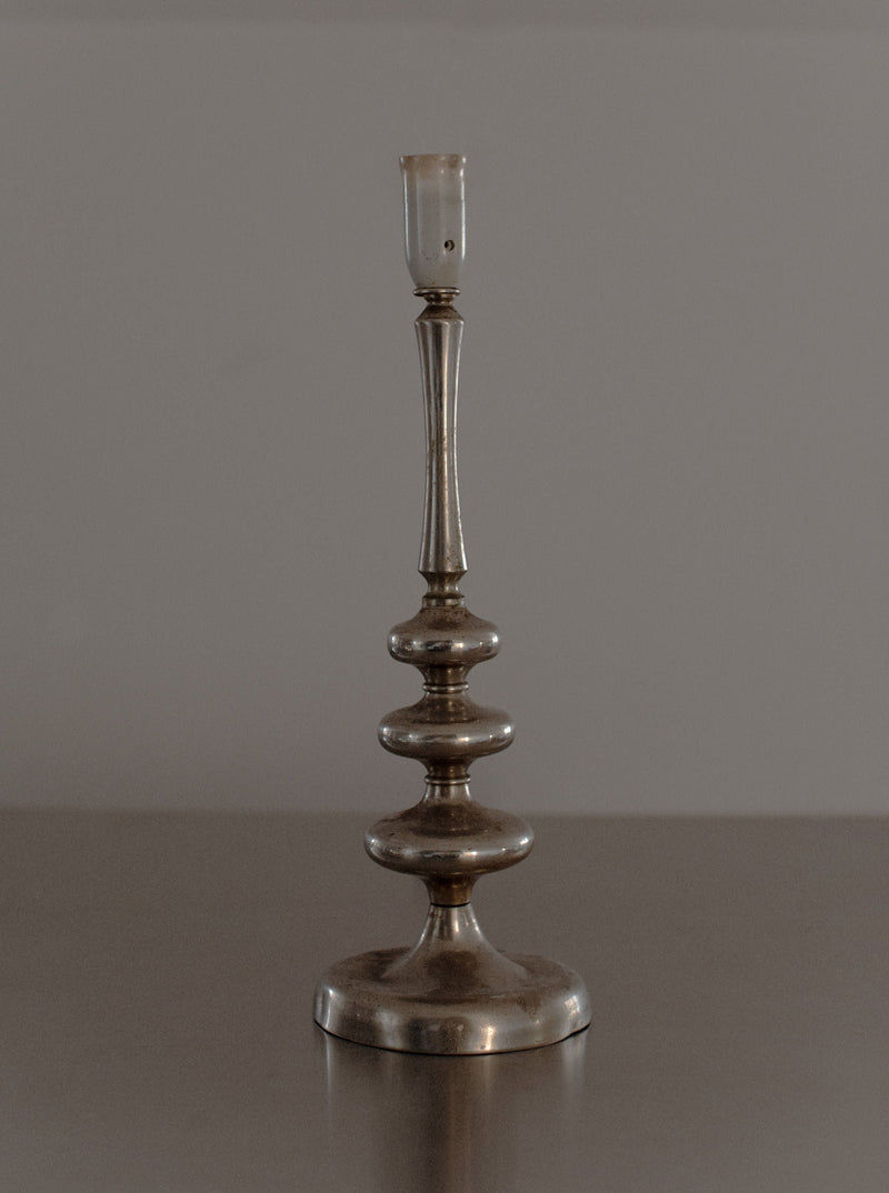 Vintage 1930's Table Lamp with frosted glass shade and intricate details