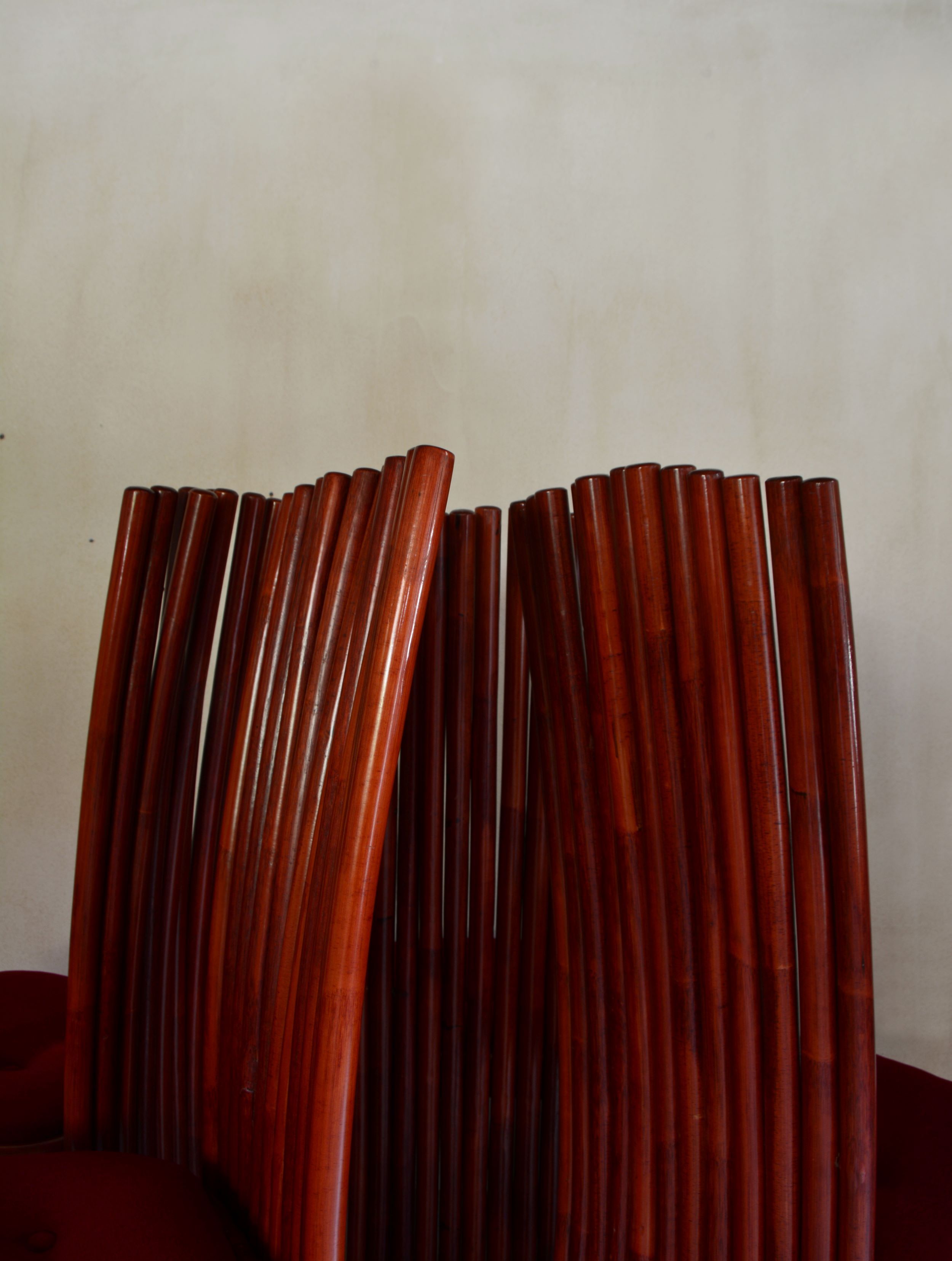 Set of 4 Vivai del Sud Chairs, ca 1970s
