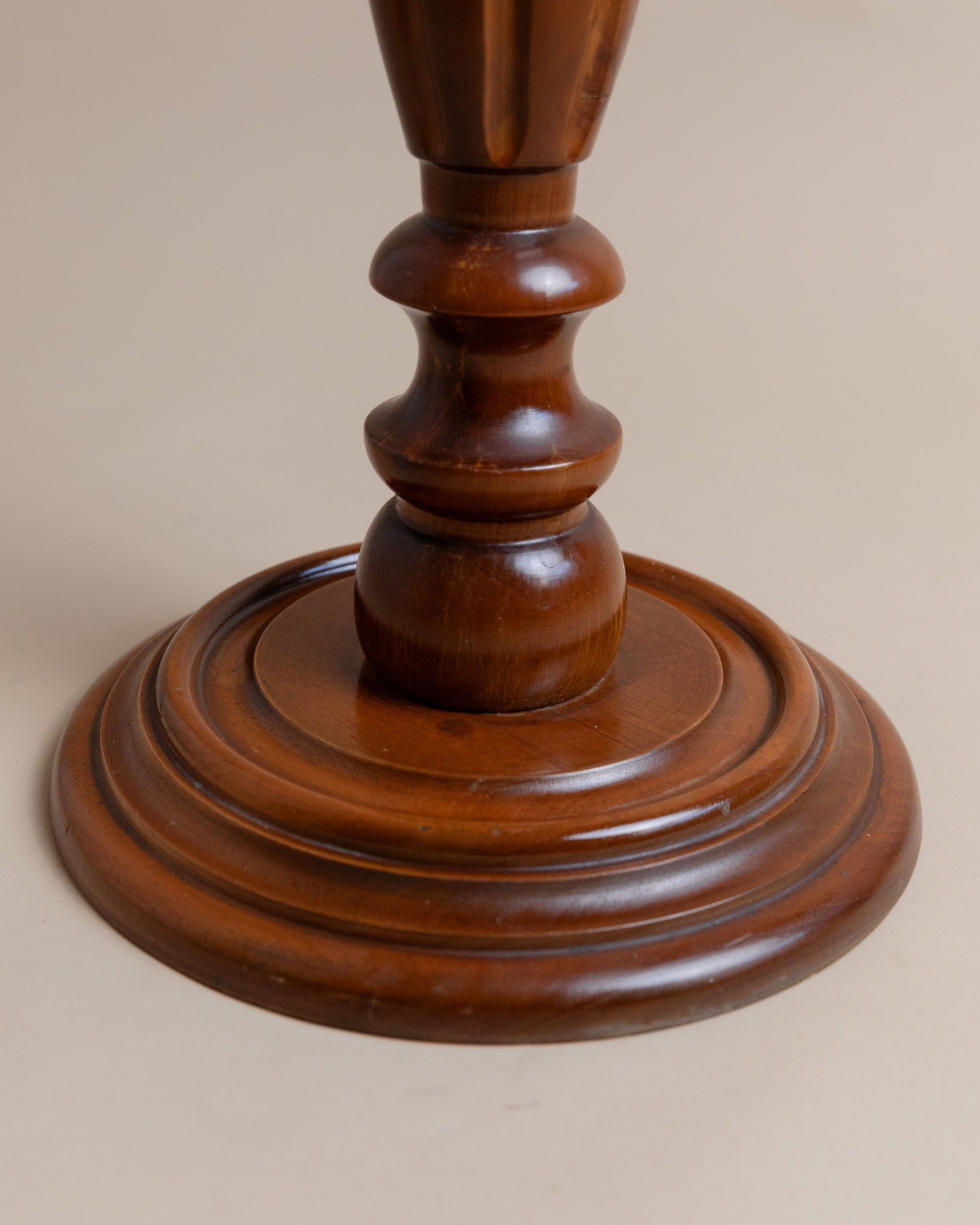Wooden Stand, Column, Italy 1960s,
