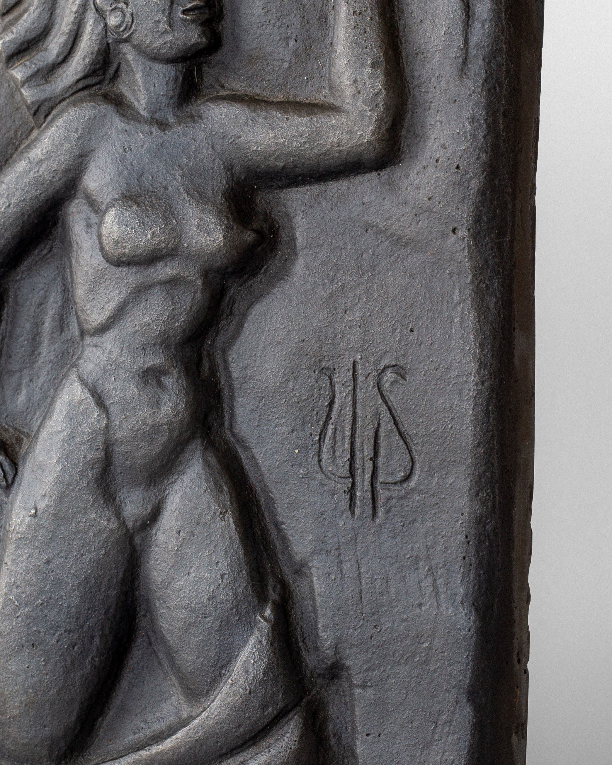 Cast Iron Wall Relief by Ulla Fogelklou-Skogh, 1960s