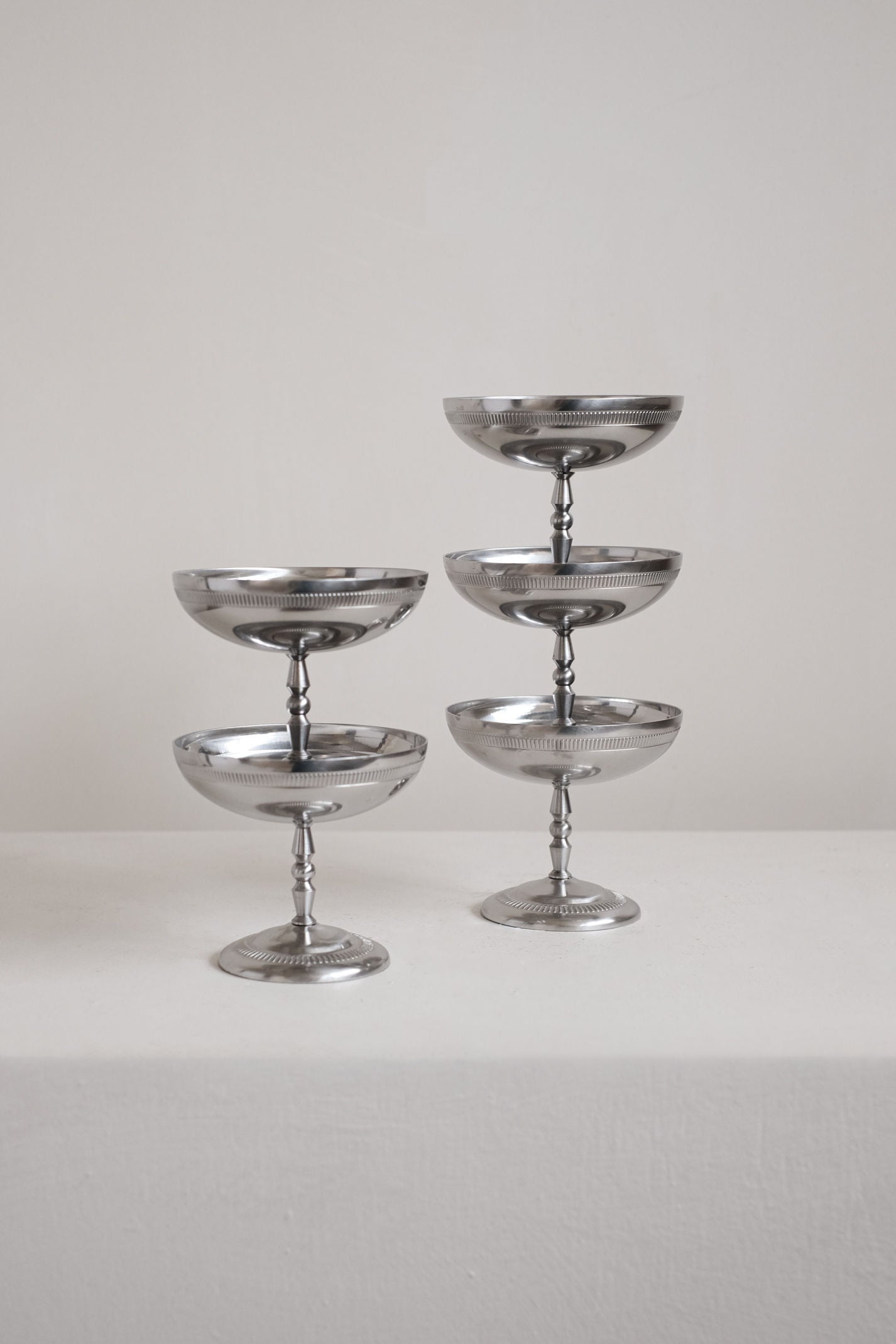Set of Five Ice Coupes
