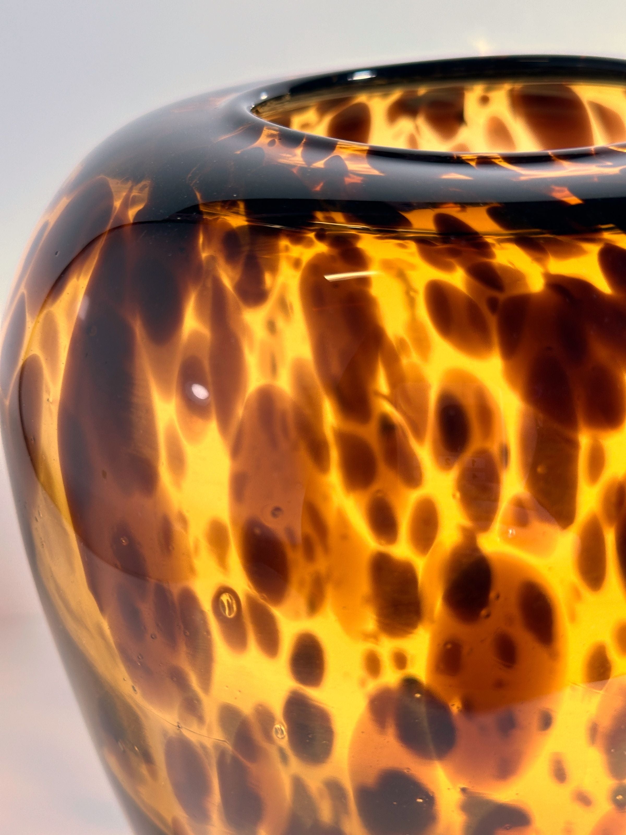 Tortoise Vase in Murano Glass, 1960s