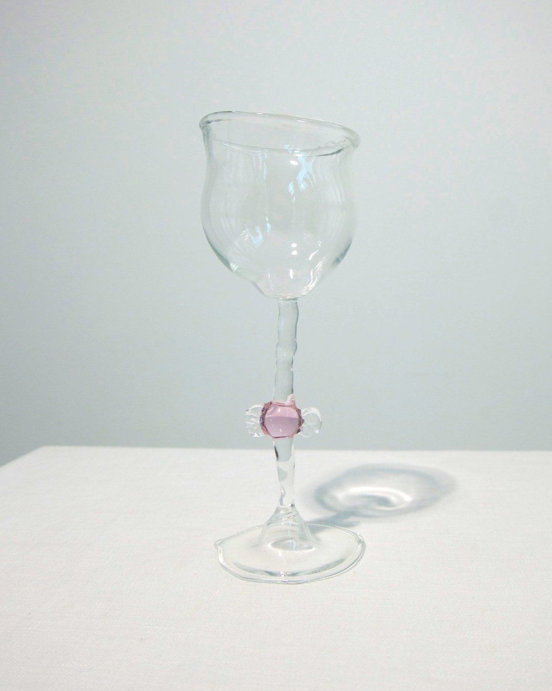 Mouth Blown 'Candy' Wine Glasses