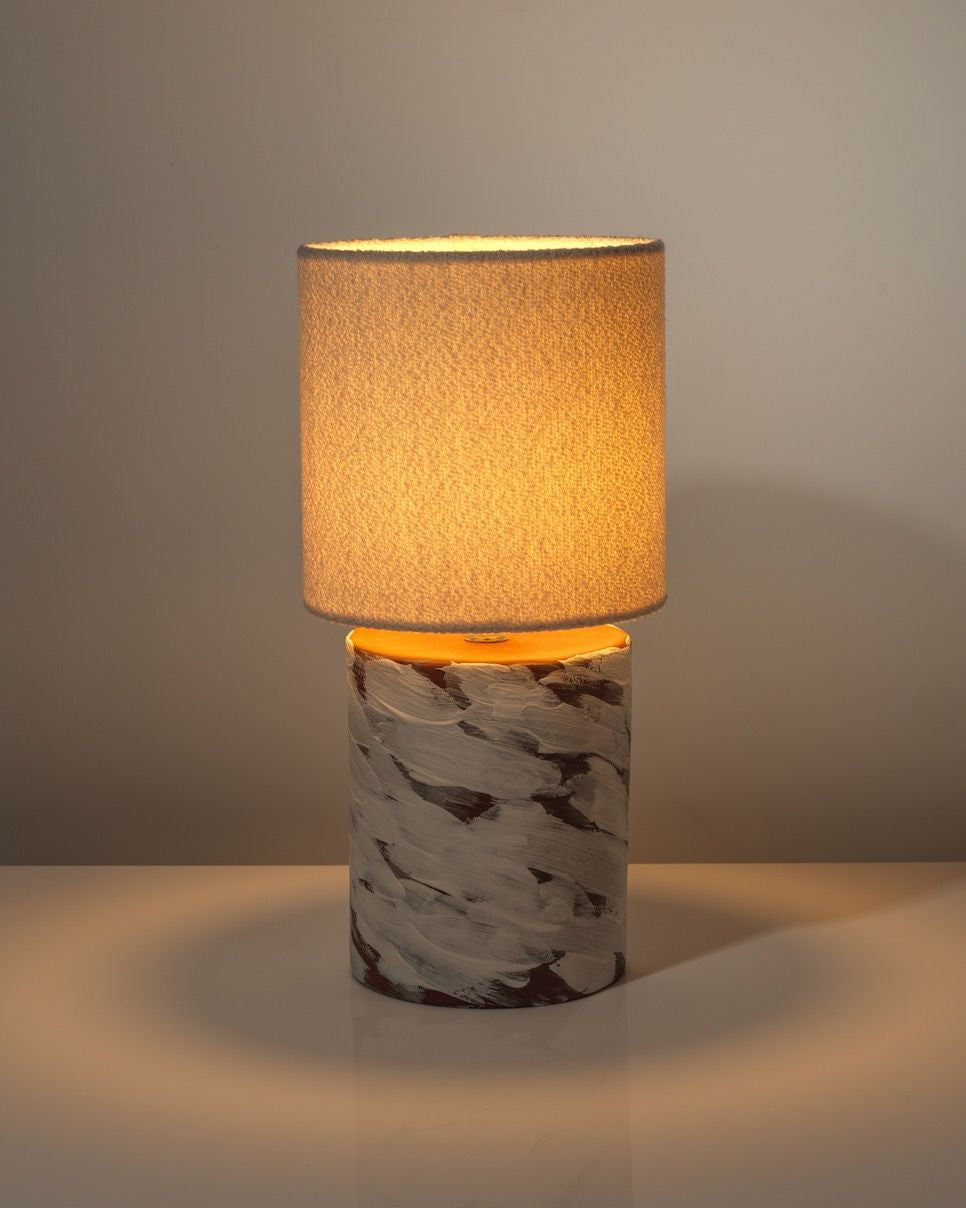 'White Wind' Ceramic Table Lamp
