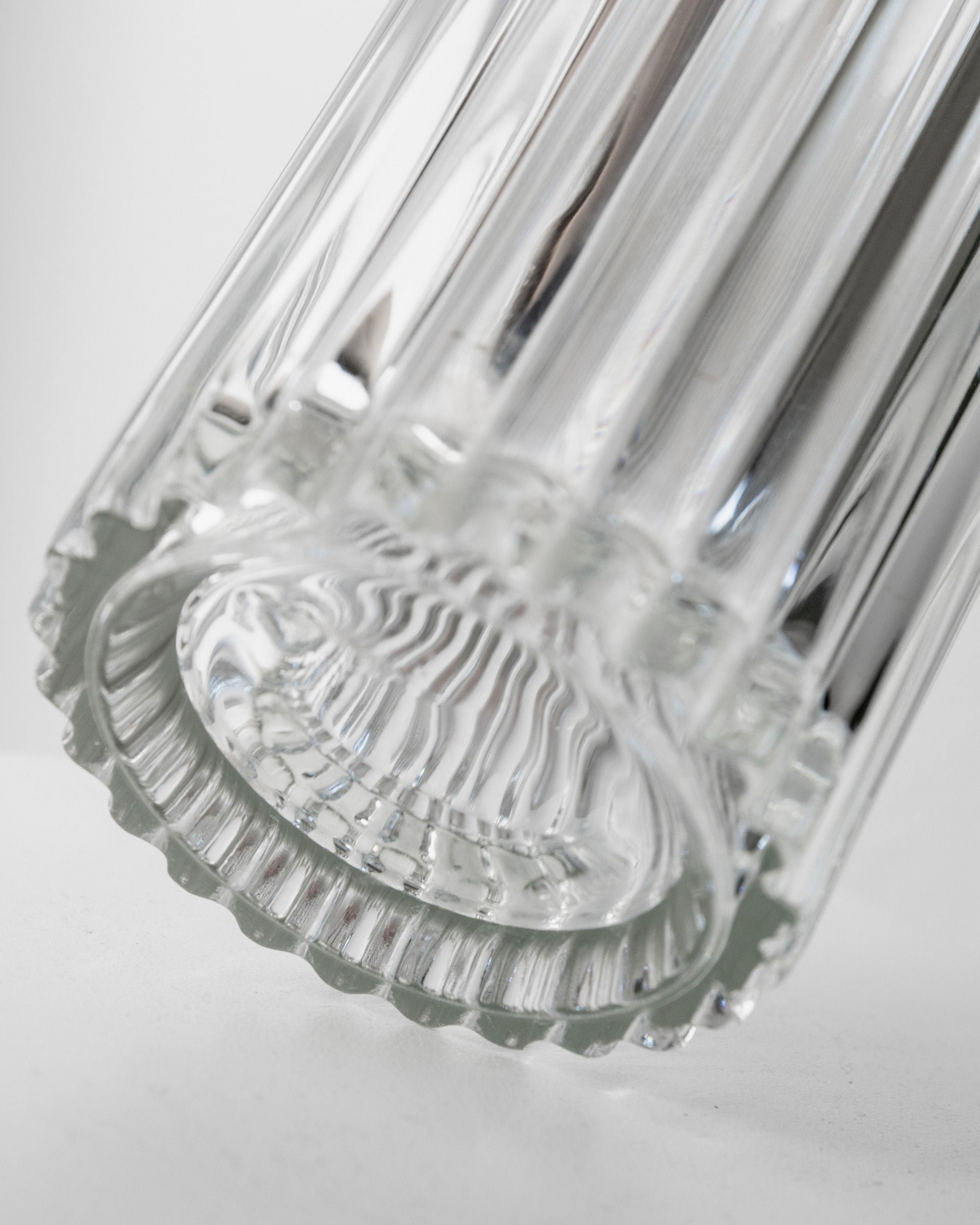 Clear Glass Vase by Luminarc, France 1970s