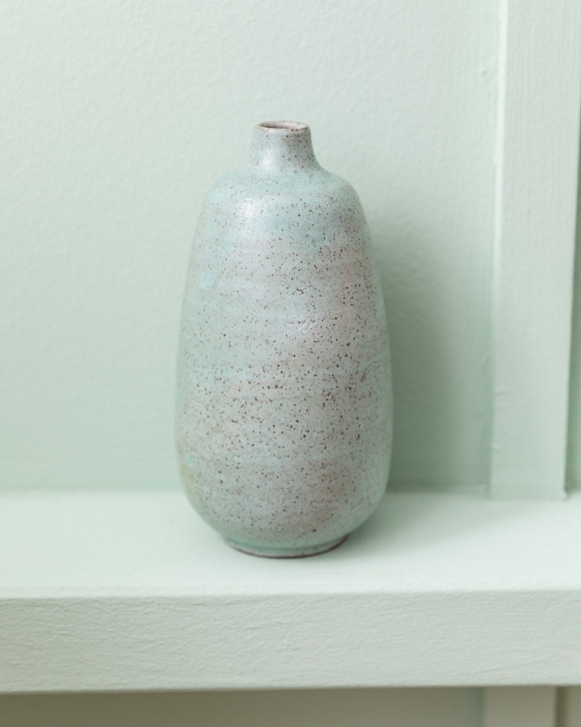 Mint-Colored Vase by Carl Fischer, 1960s