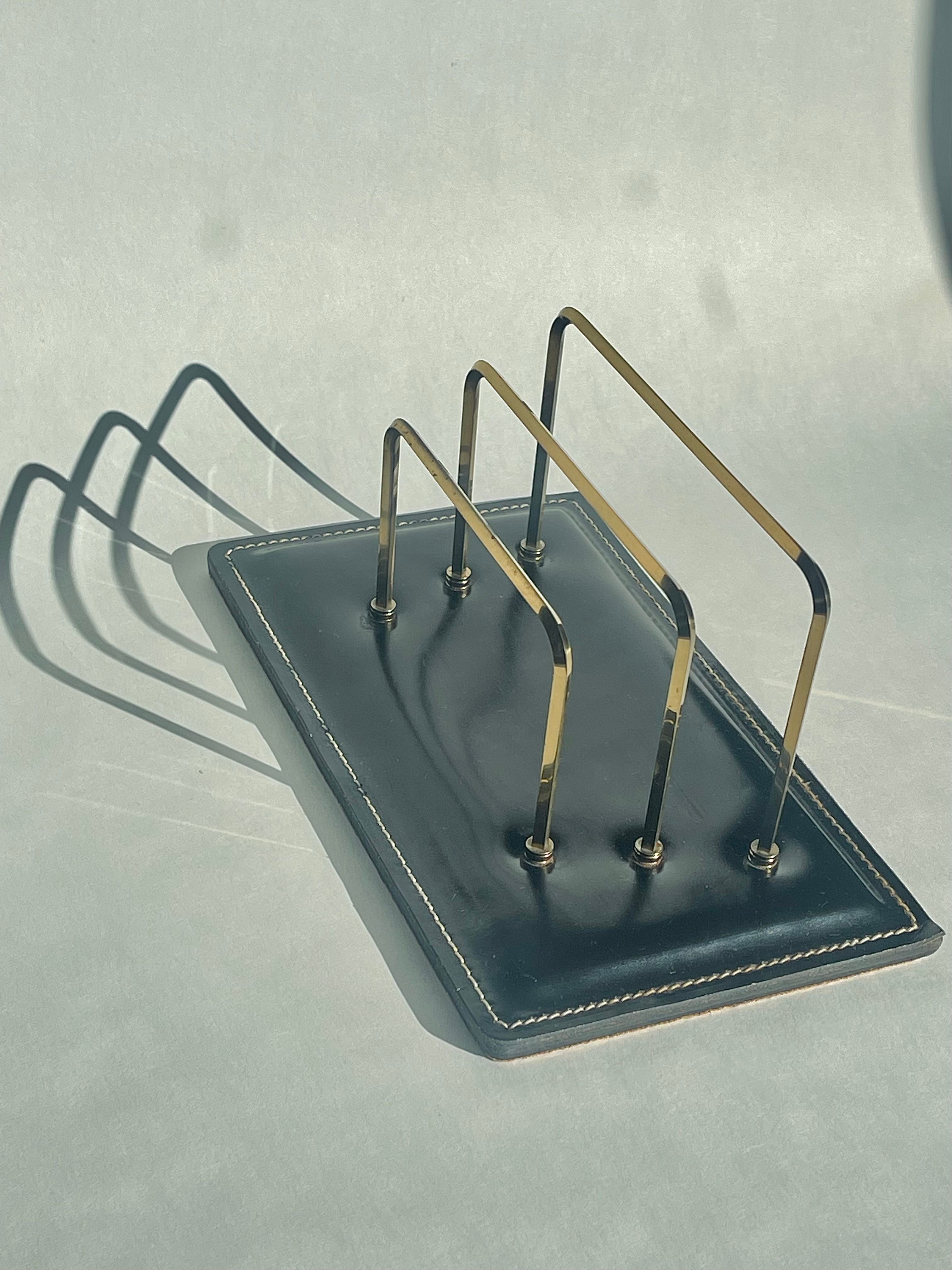 Jacques Adnet Style Letter Holder