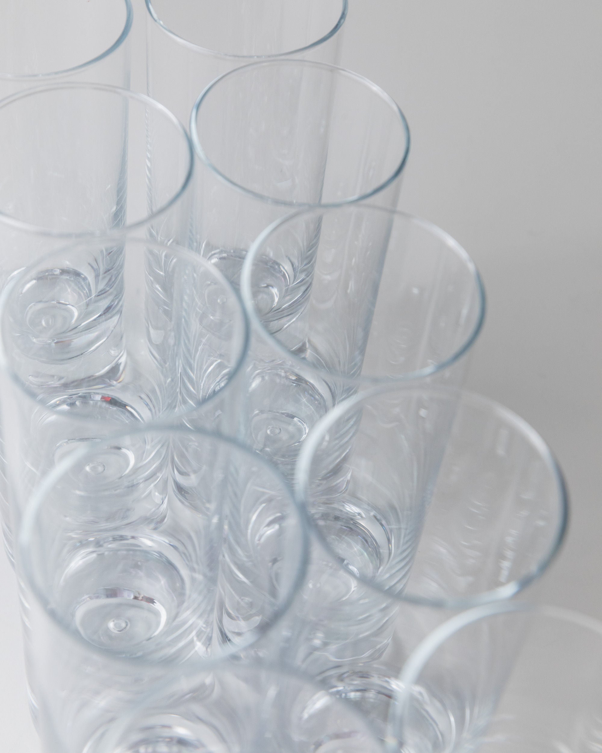 Set of 10 Murano Glass, Italy 1970s
