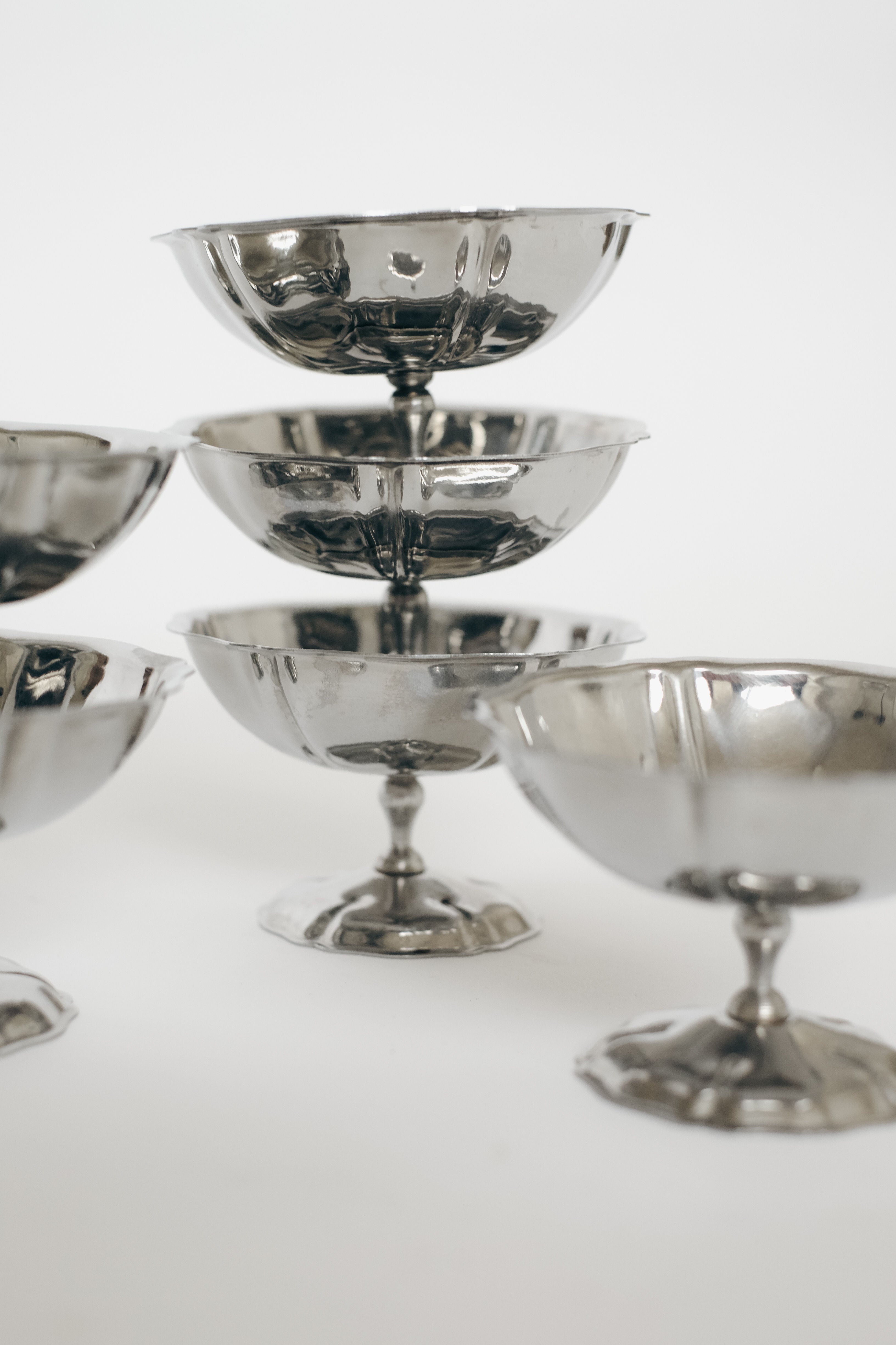 Set of Six Ice Coupes