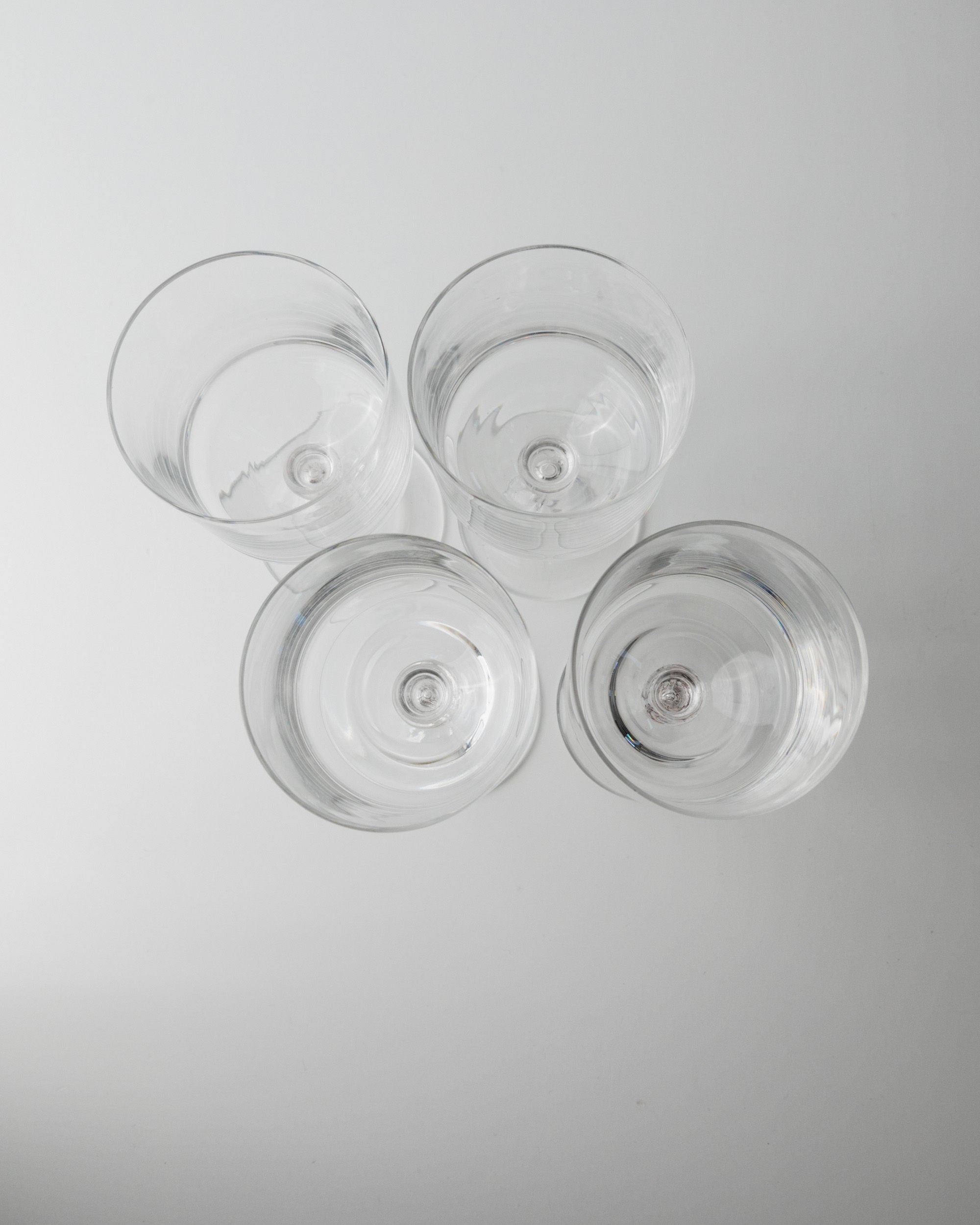 4 Classic Wine Glasses, Italy 70s