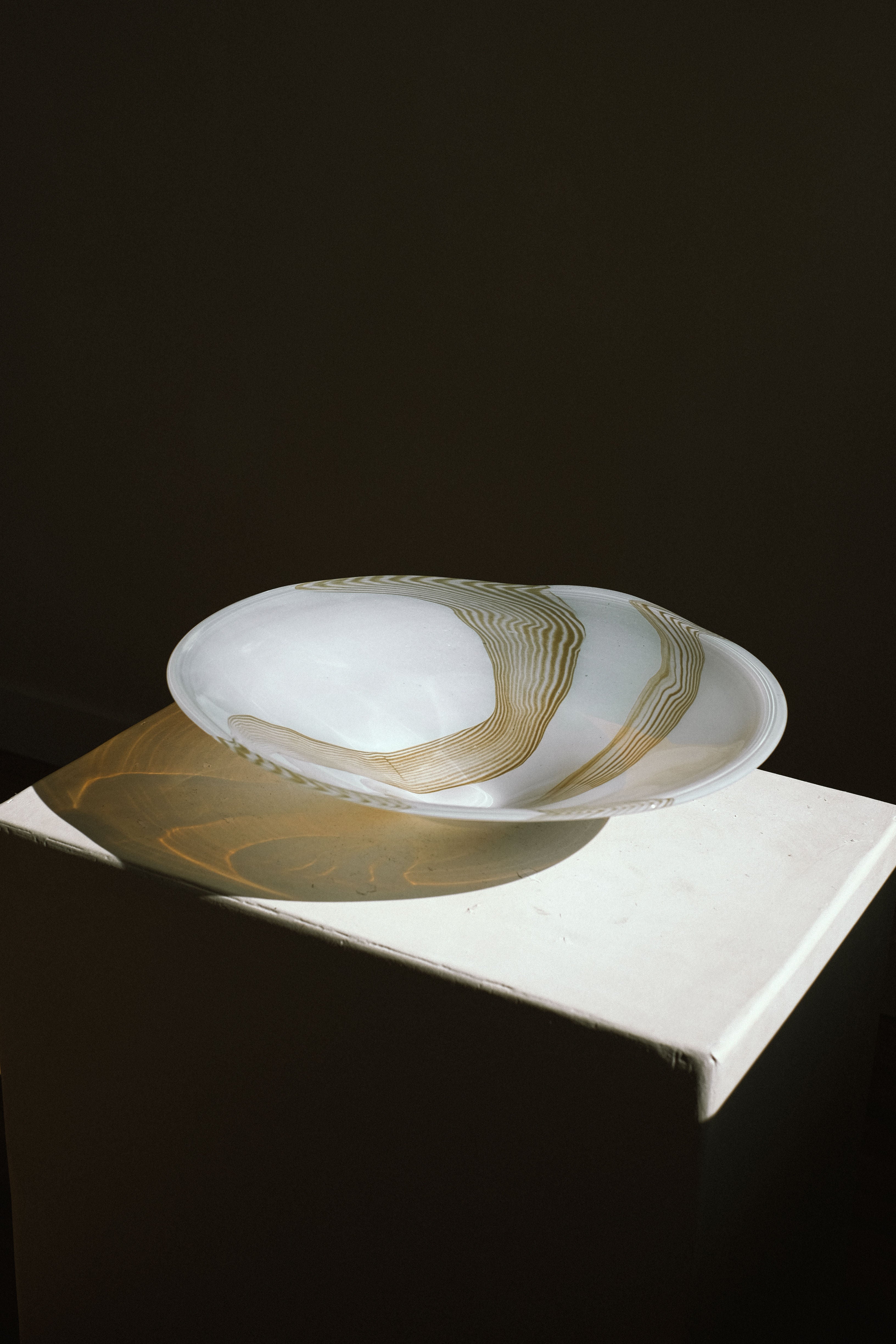 Large Blown Glass Bowl