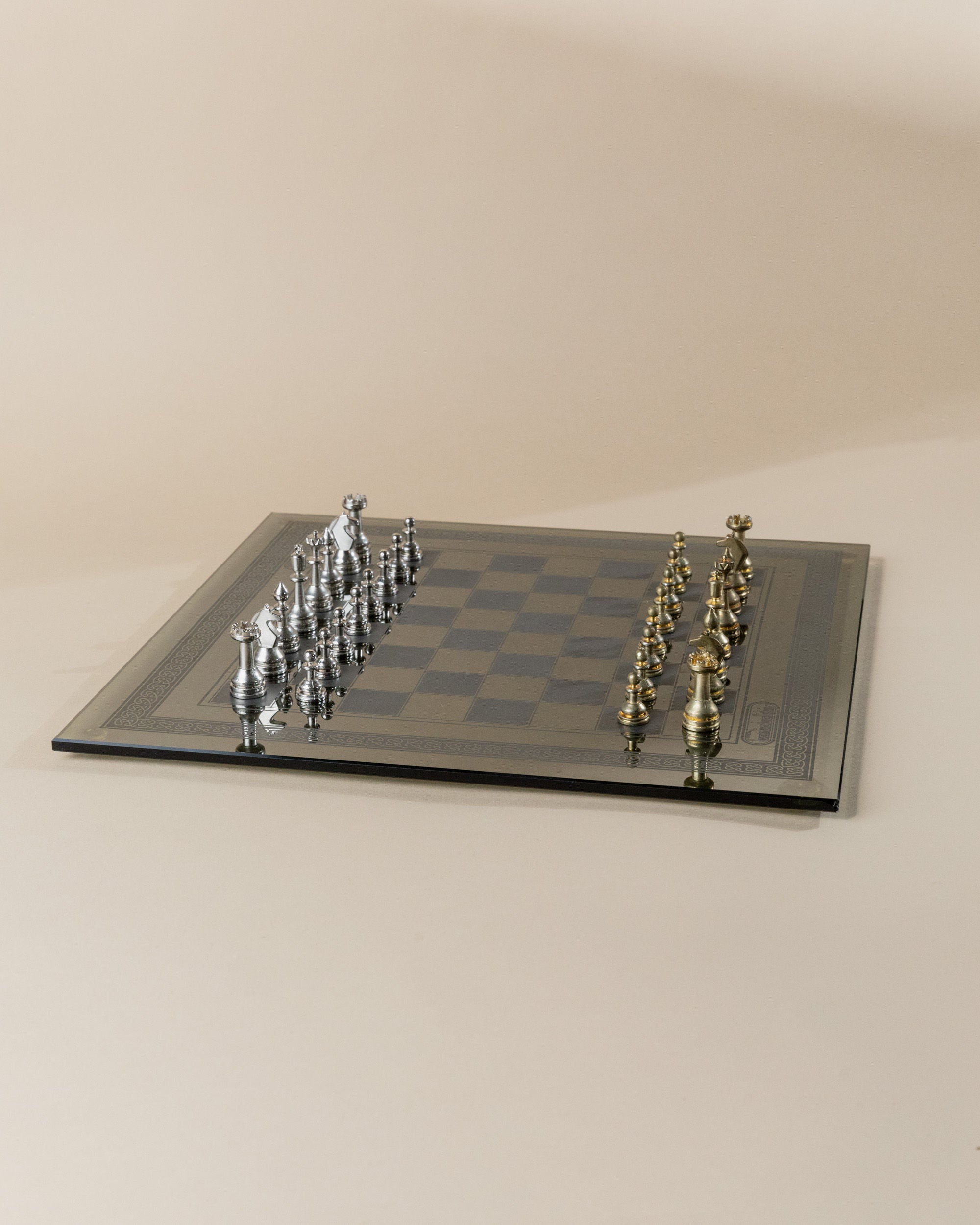 Mirrored Chessboard by Bartoletti, Italy 1980s