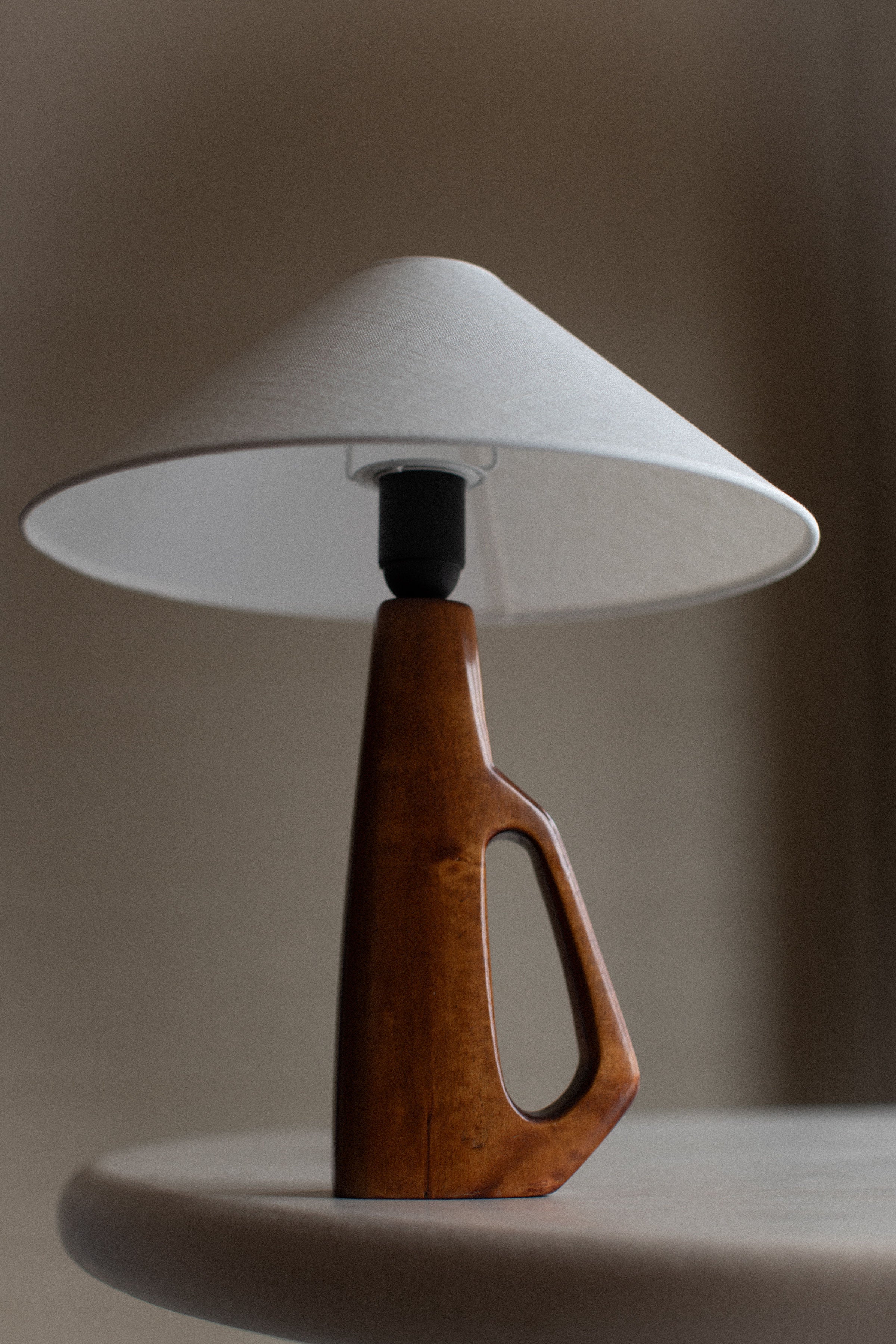 1960's Wooden Lamp - The Oblist