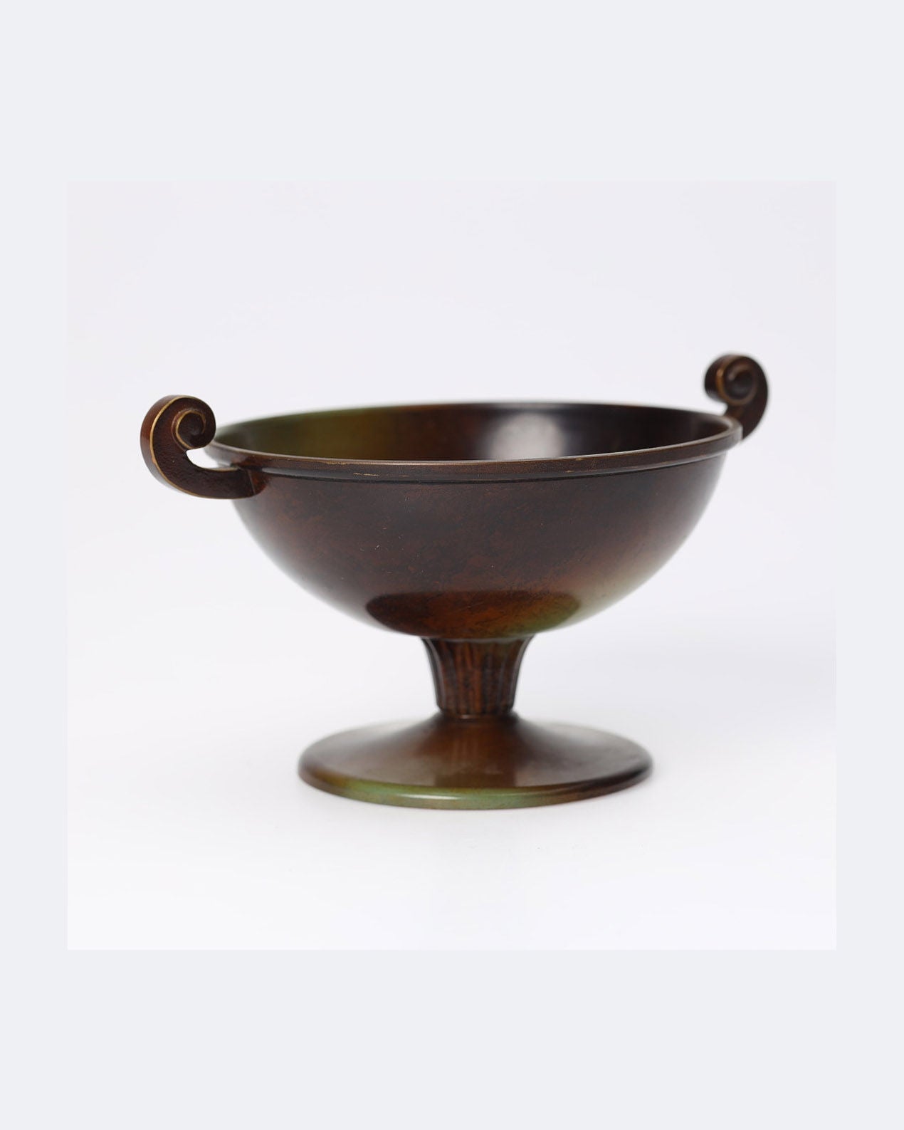Small Tazza by Carl-Einar Borgström for Ystad Brons, Sweden