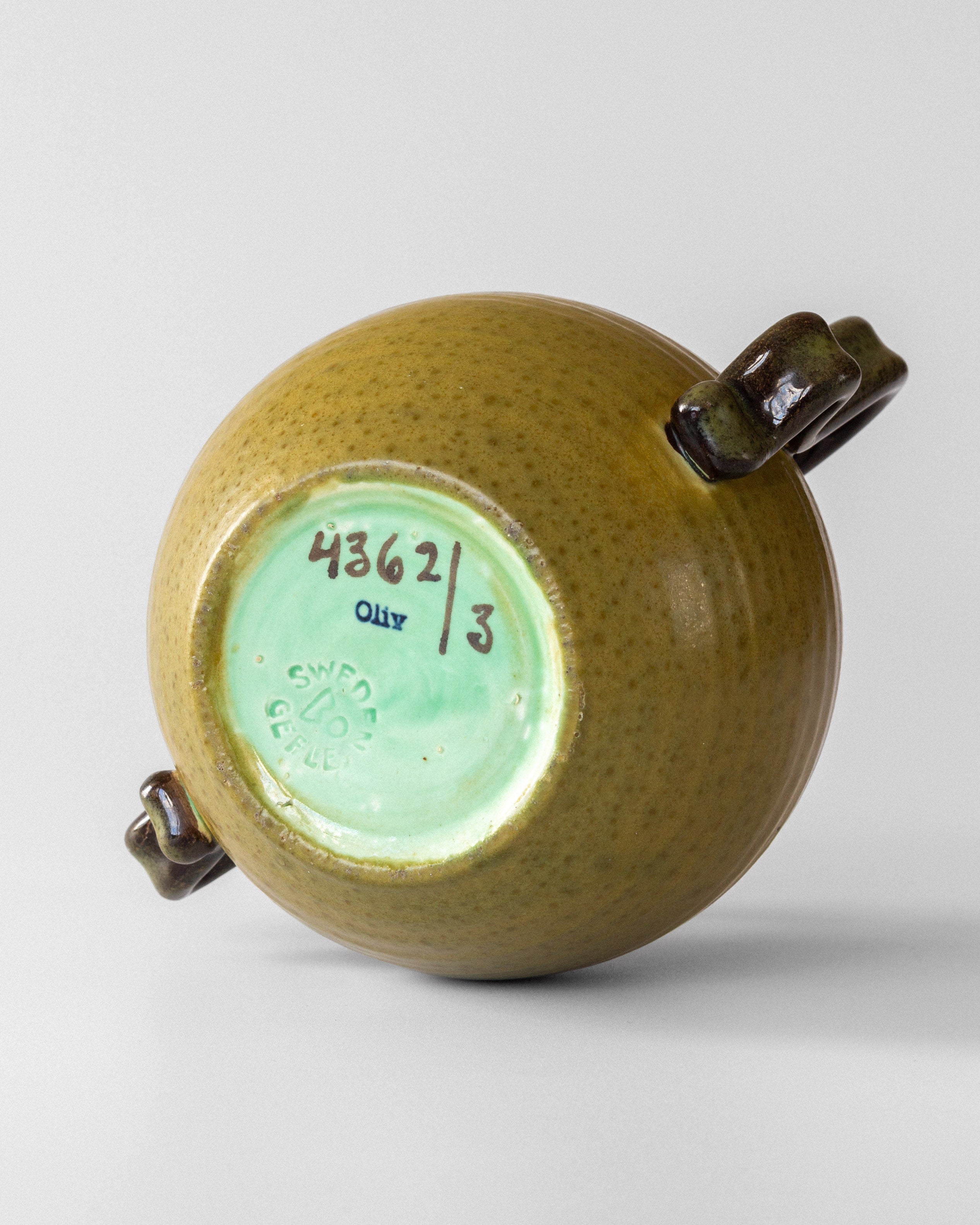 'Oliv' Vase by Eva Jancke-Bjork, 1940s