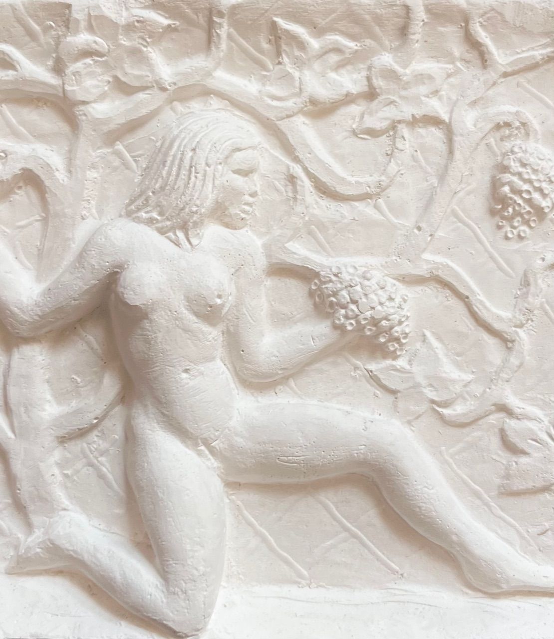 Midcentury Plaster Relief by Bo Fjaestad