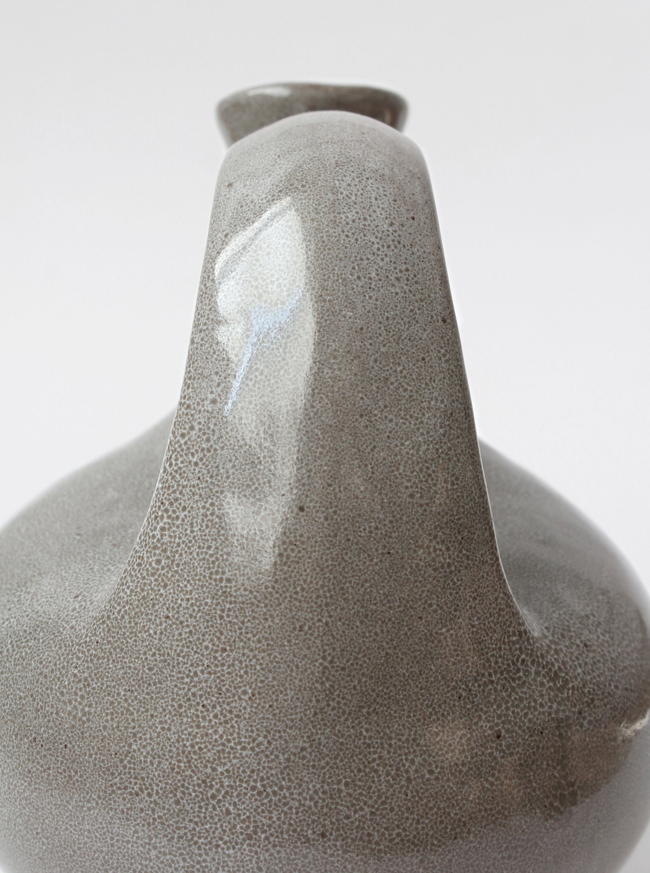 Mid-Century Ceramic Grey Jug