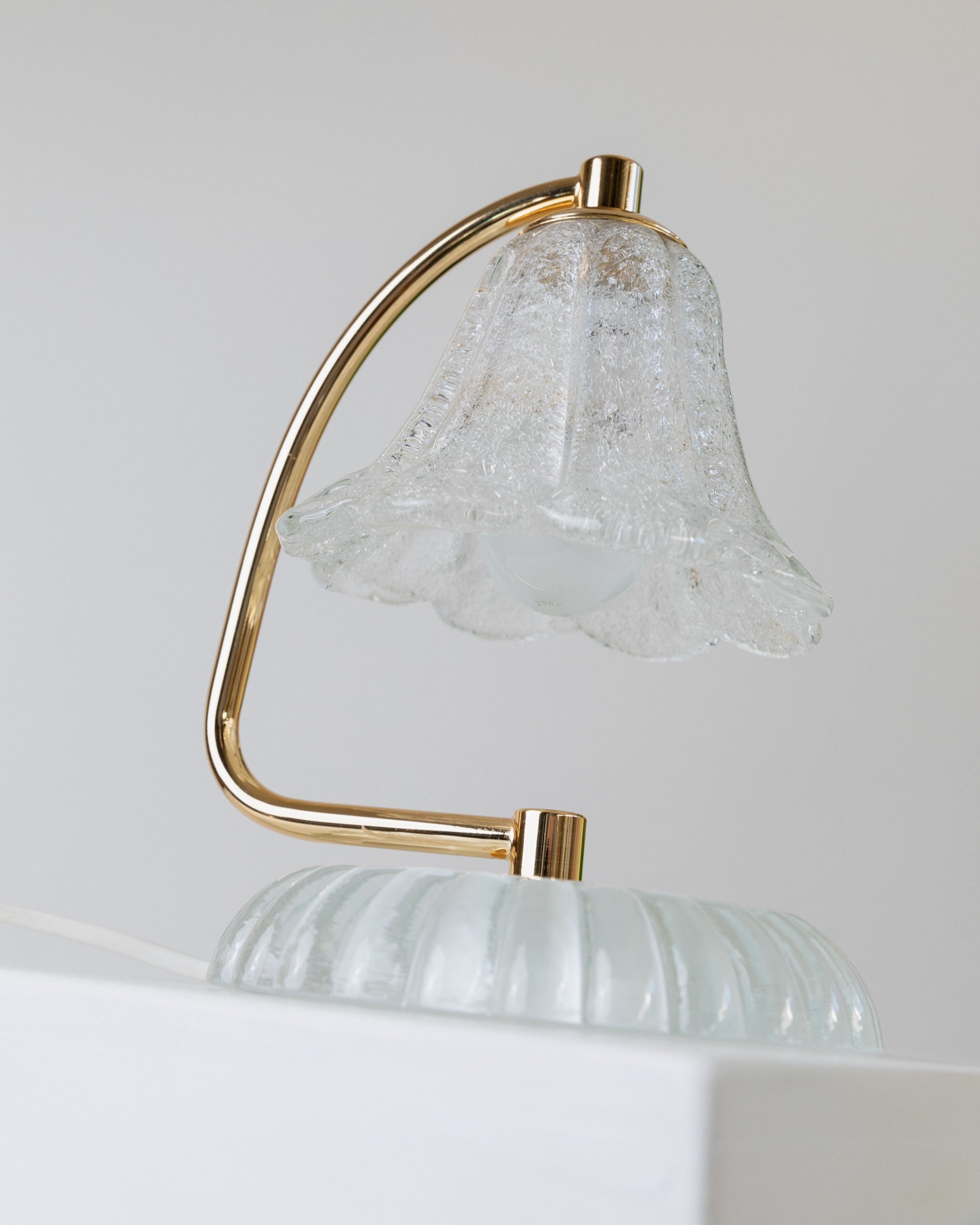 Murano Glass Table Lamp 1970s Italy