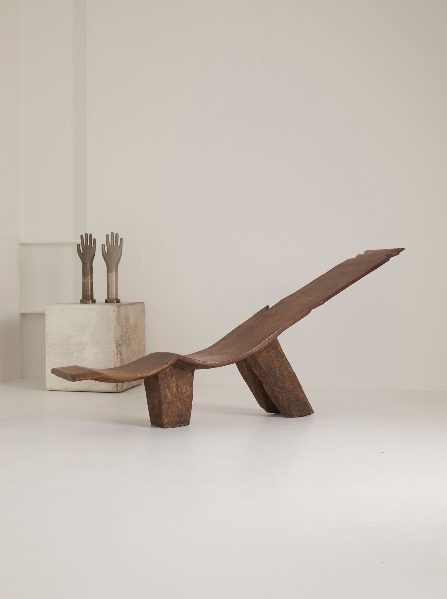 Large Mid-Century Senufo Stargazing Chair