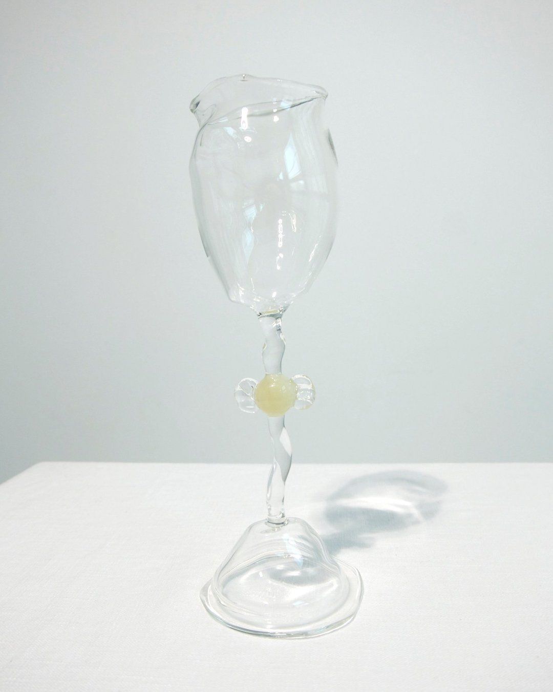 Mouth Blown 'Candy' Wine Glasses
