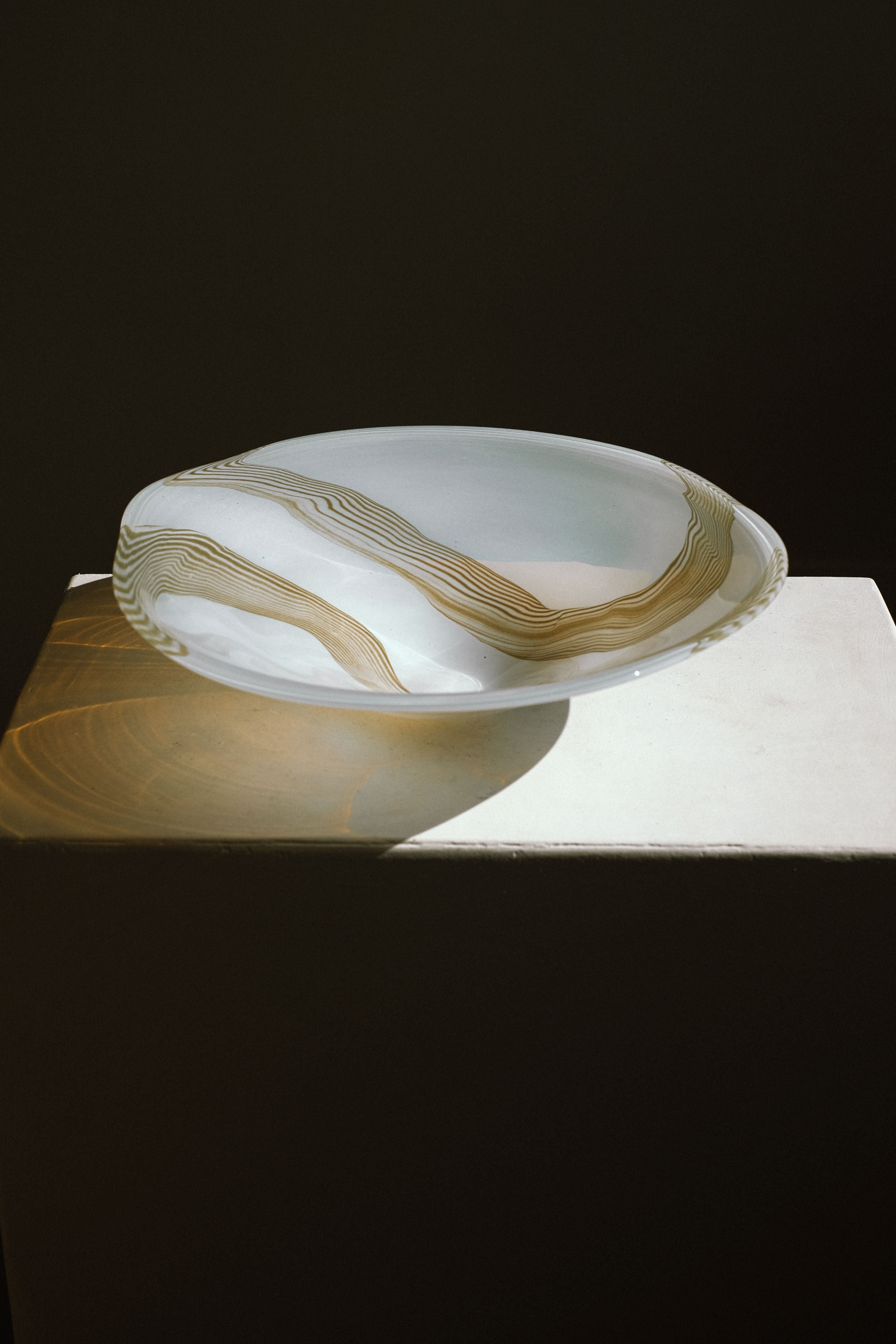 Large Blown Glass Bowl