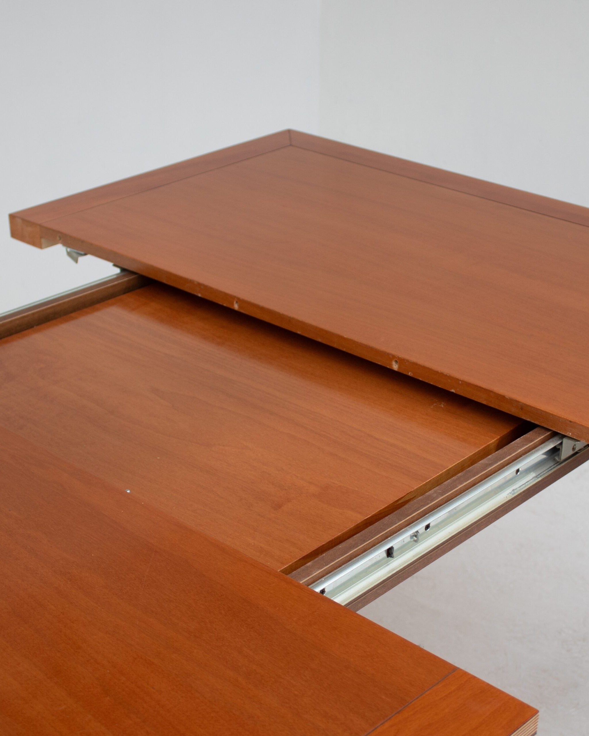 Vintage Dining Table Set with Armchairs