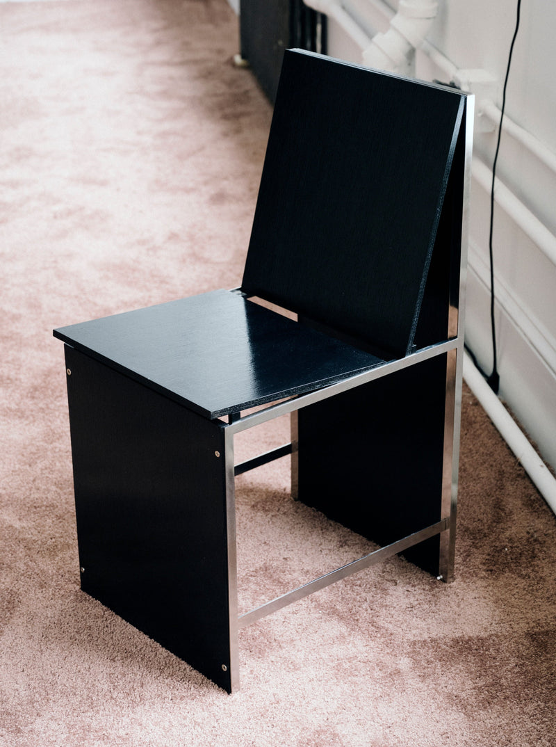 Elegant and stylish Black Chair 2022 featuring durable metal frame and adjustable height mechanism