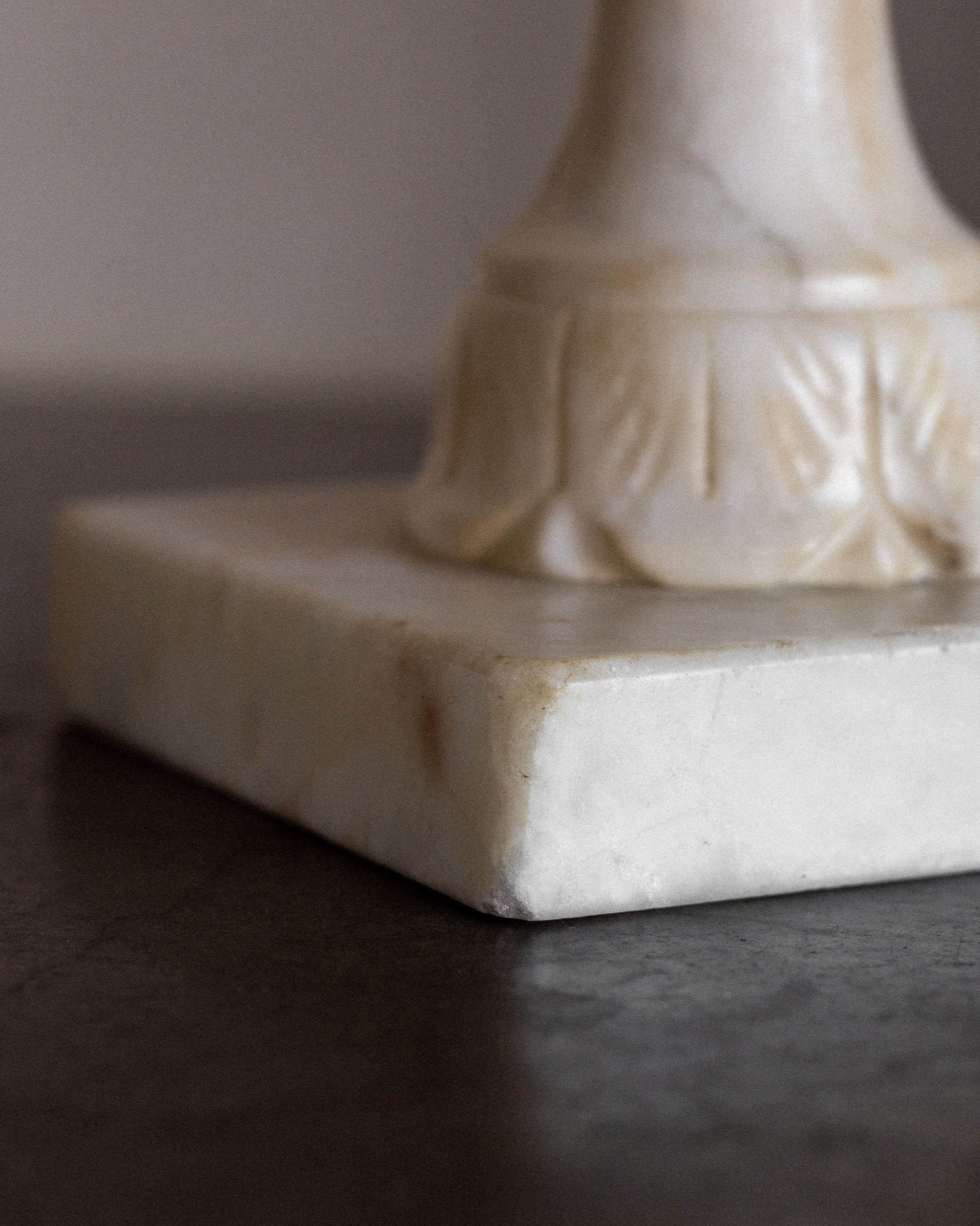 Pair of Italian Alabaster Table Lamps