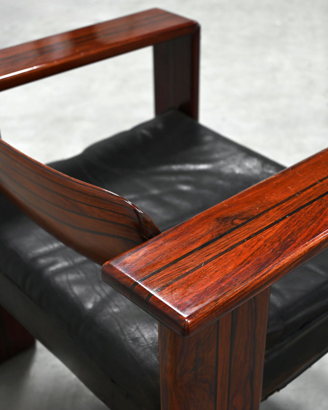 Tobia & Afra Scarpa Pair of Artona Lounge Chairs for Maxalto, Italy, 1970s
