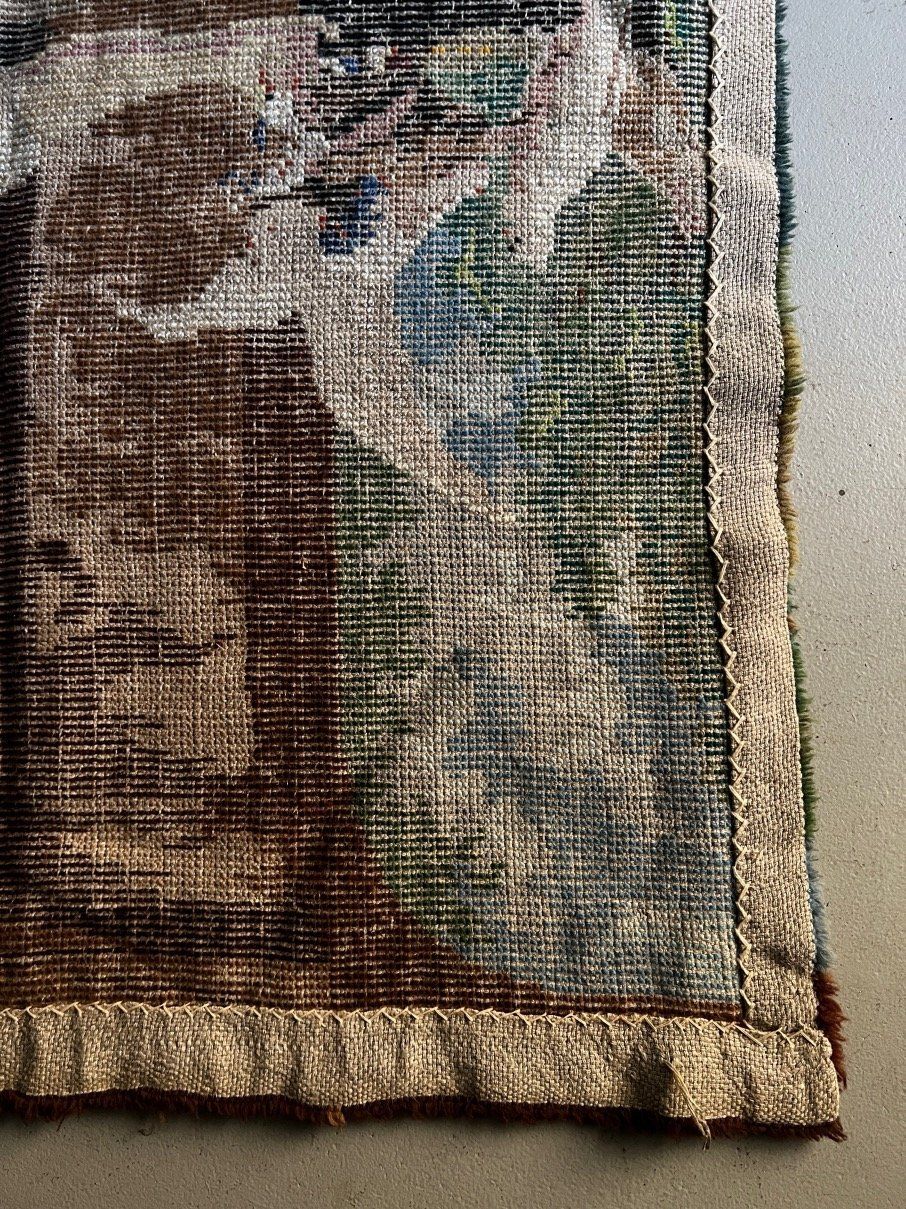 High Pile Wool Wall Hanging, Sweden, 1960s