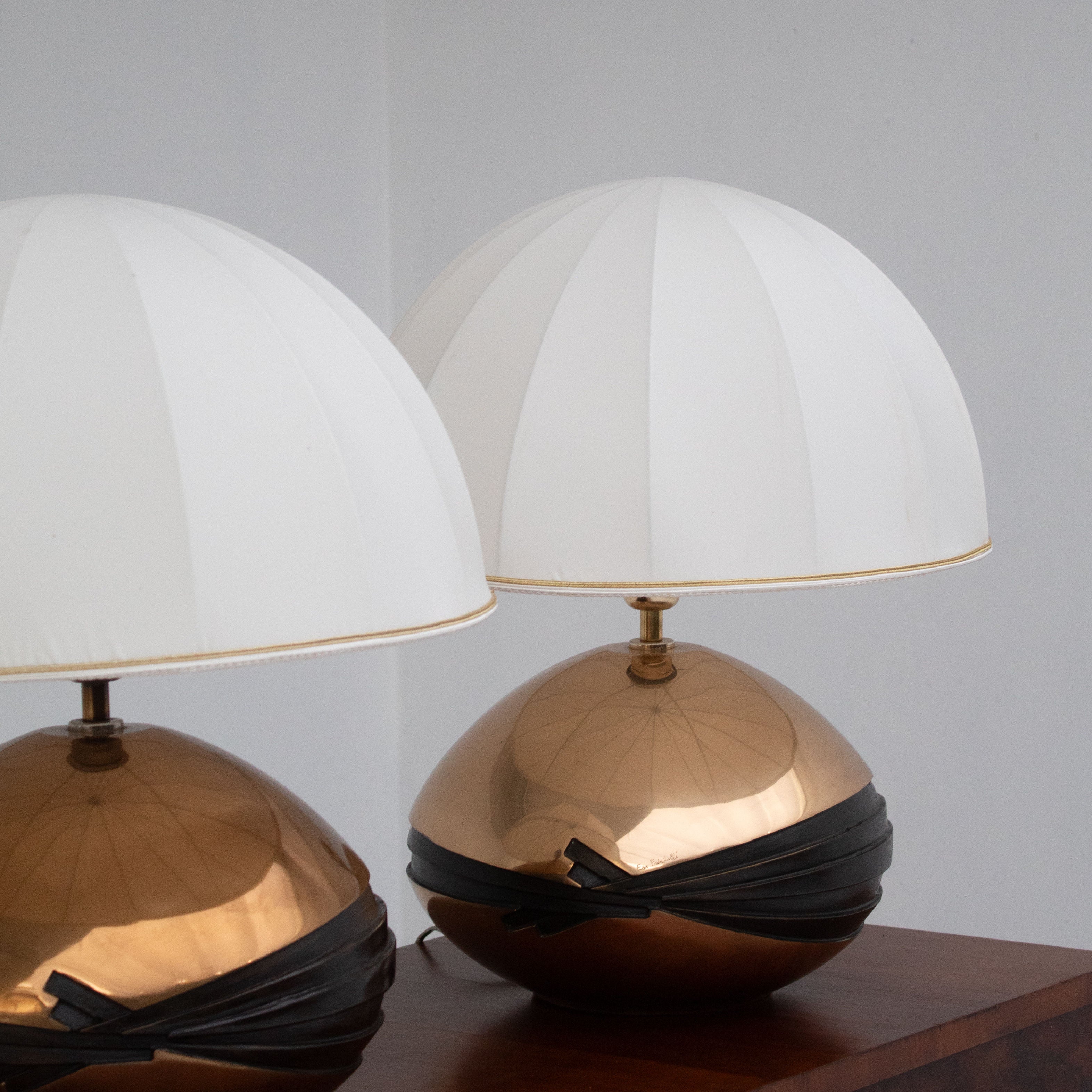 Set of 2 Table Lamps by Esa Fedrigolli for Esart, Italy