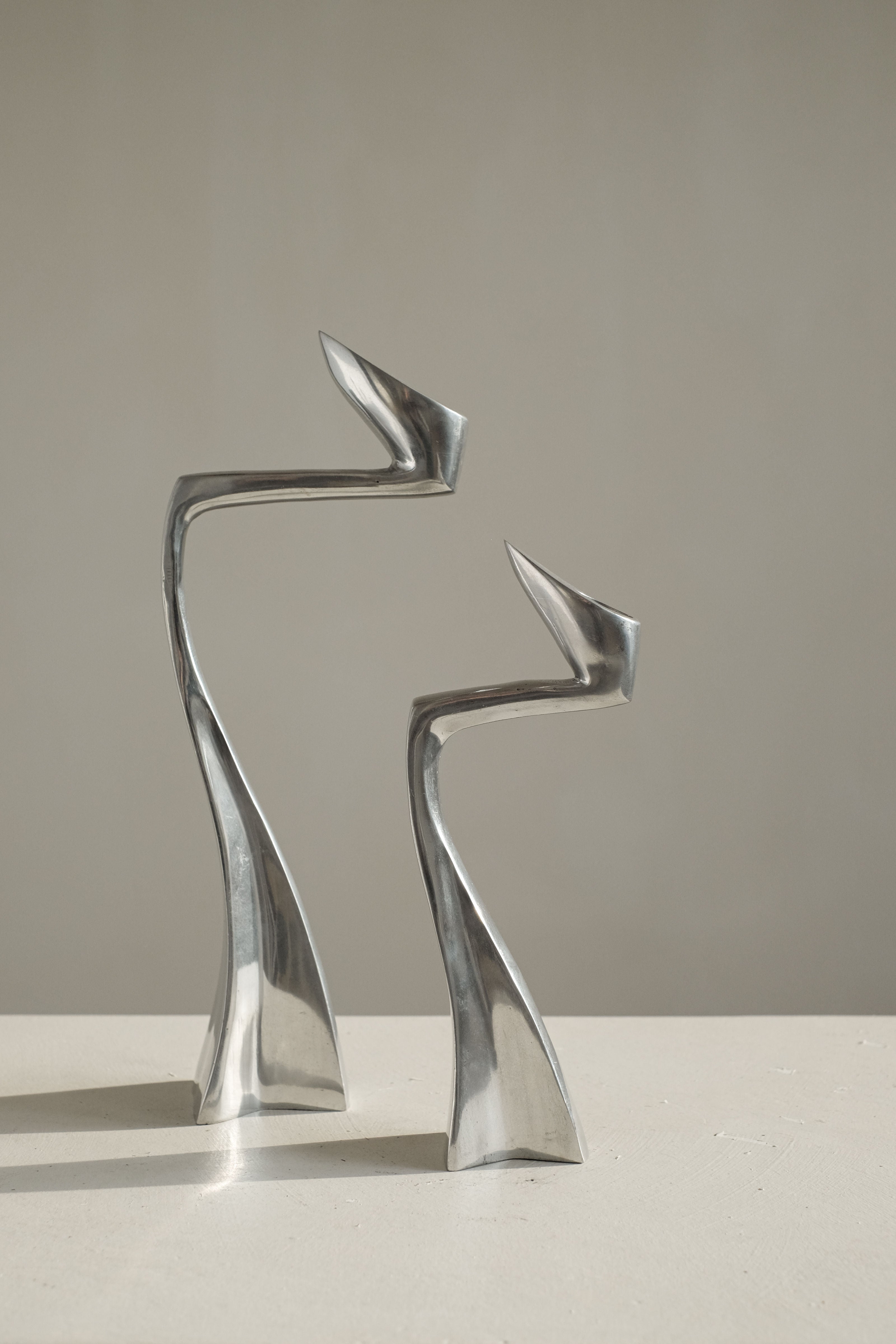 Pair of Candleholders by Matthew Hilton 80's