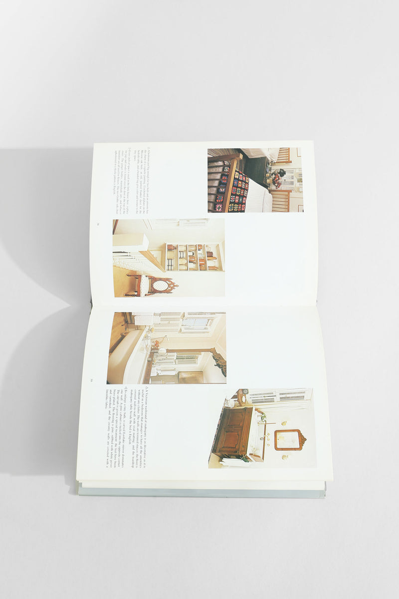 Interior spreads showing colorful quilts and home design layouts from Designers Design For Themselves book