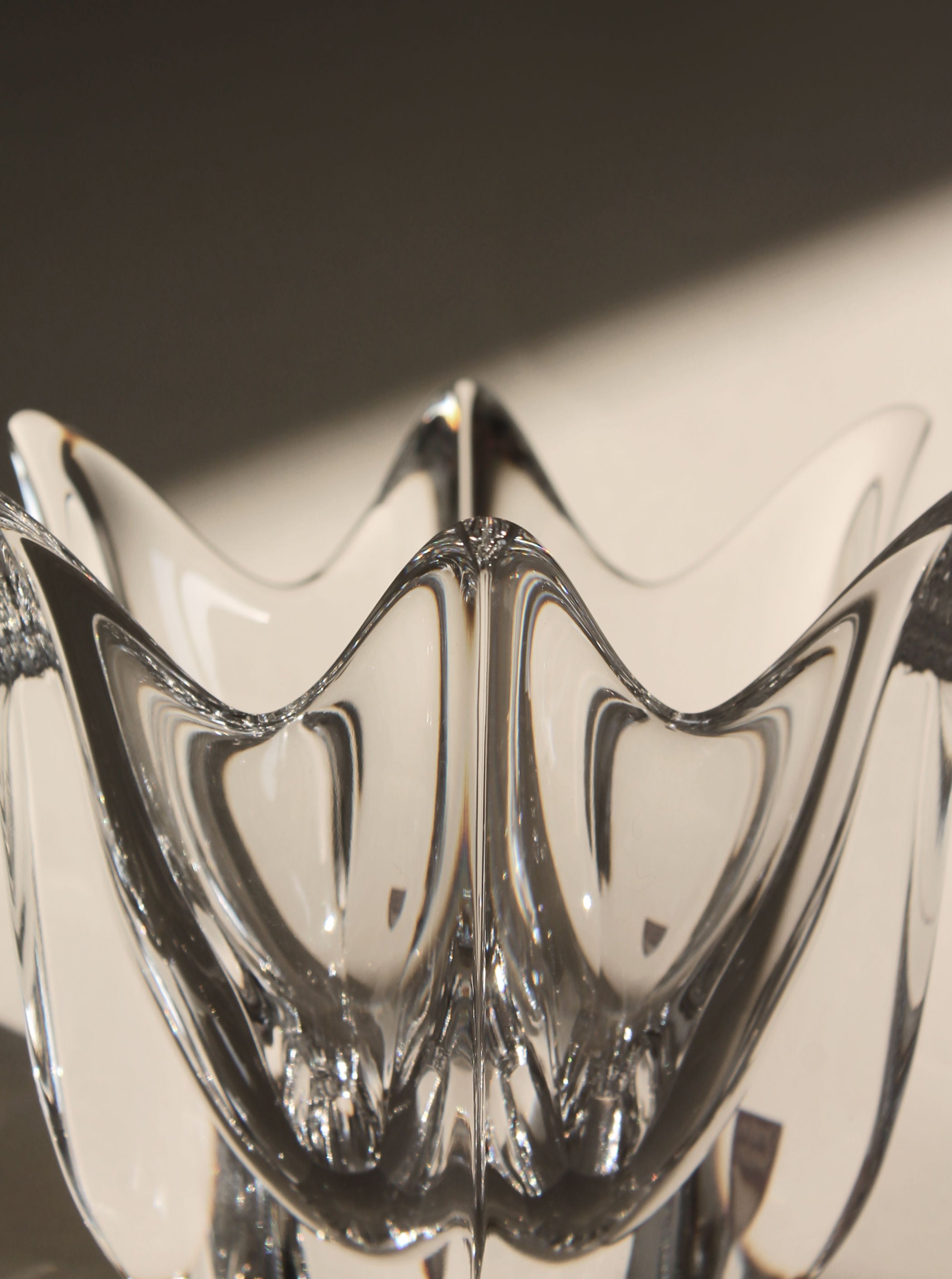 Jan Johansson Clear Crystal "Belle" Bowl