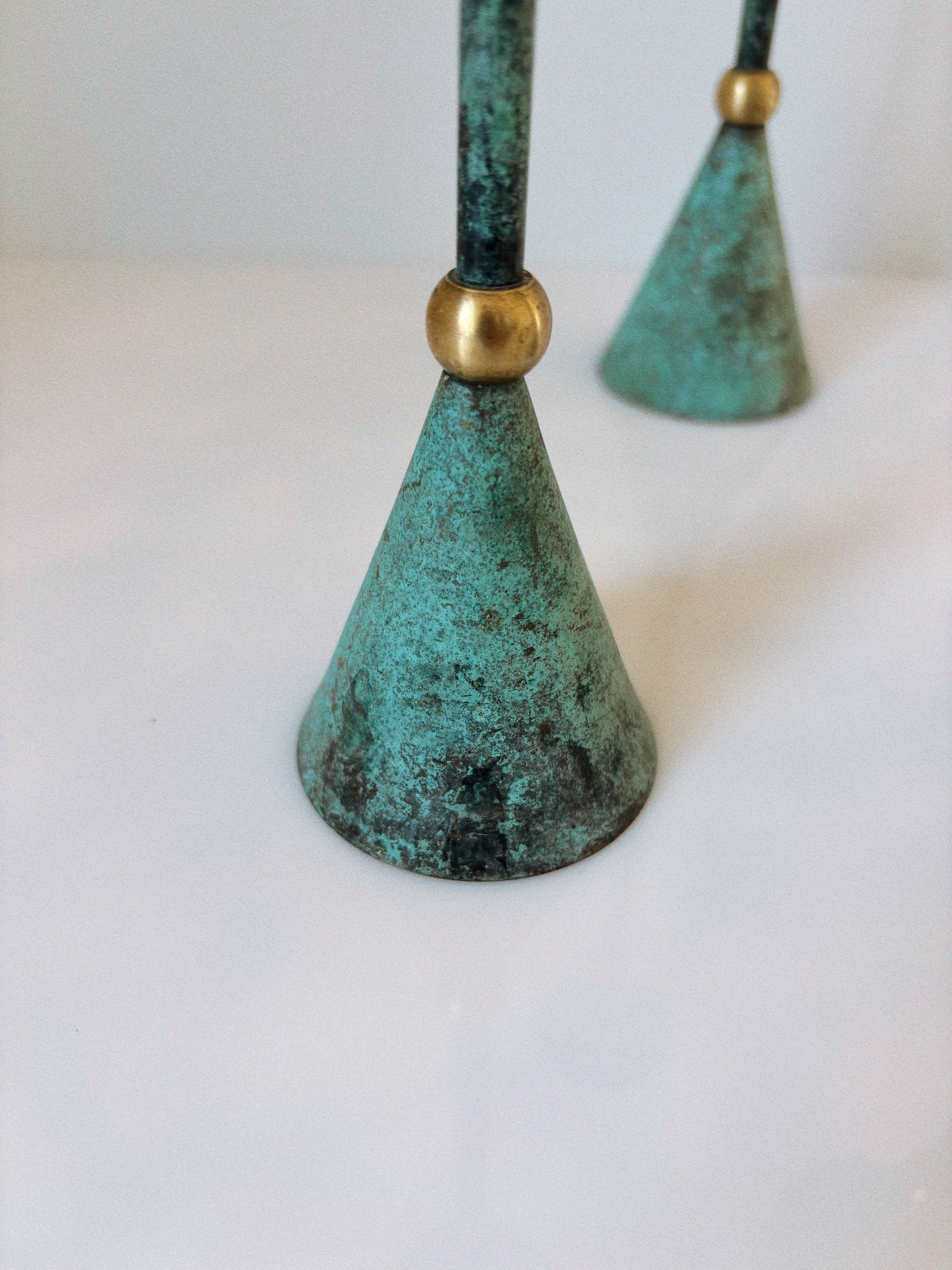 Set of 3 Postmodern Candleholders