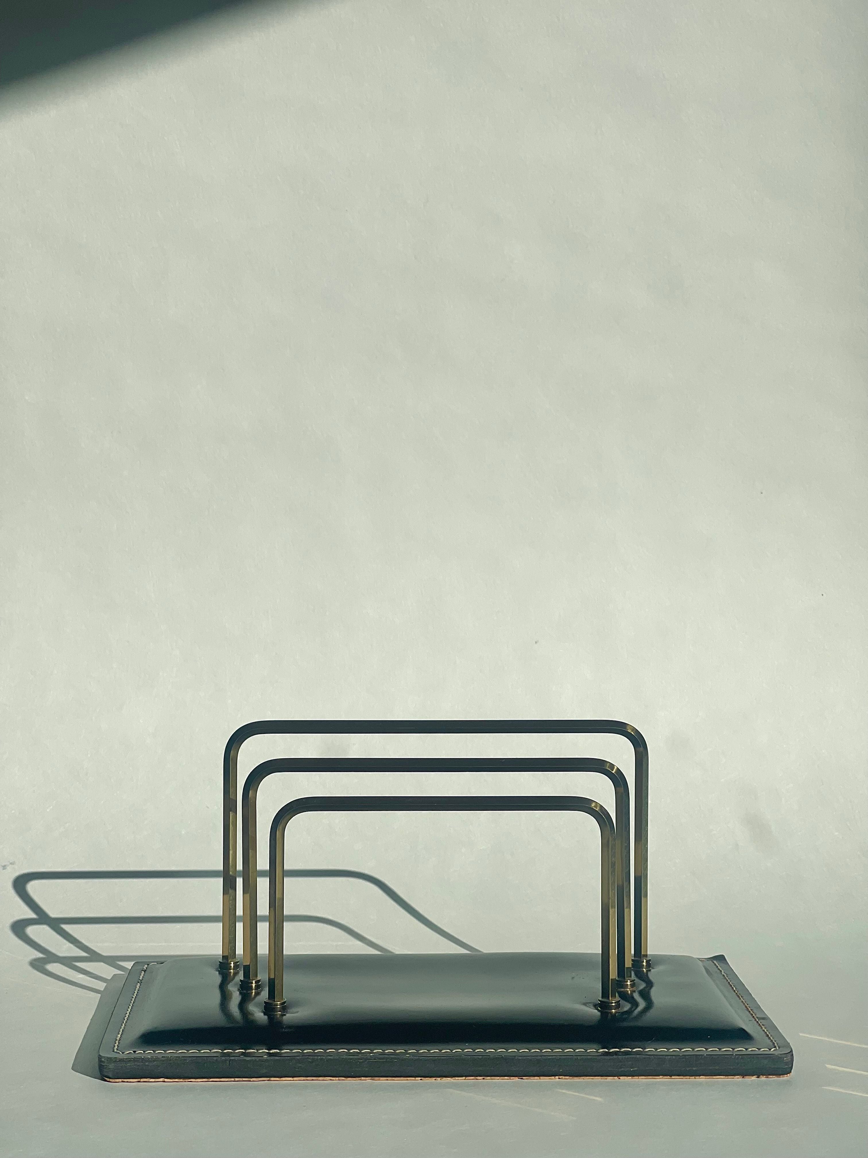 Jacques Adnet Style Letter Holder